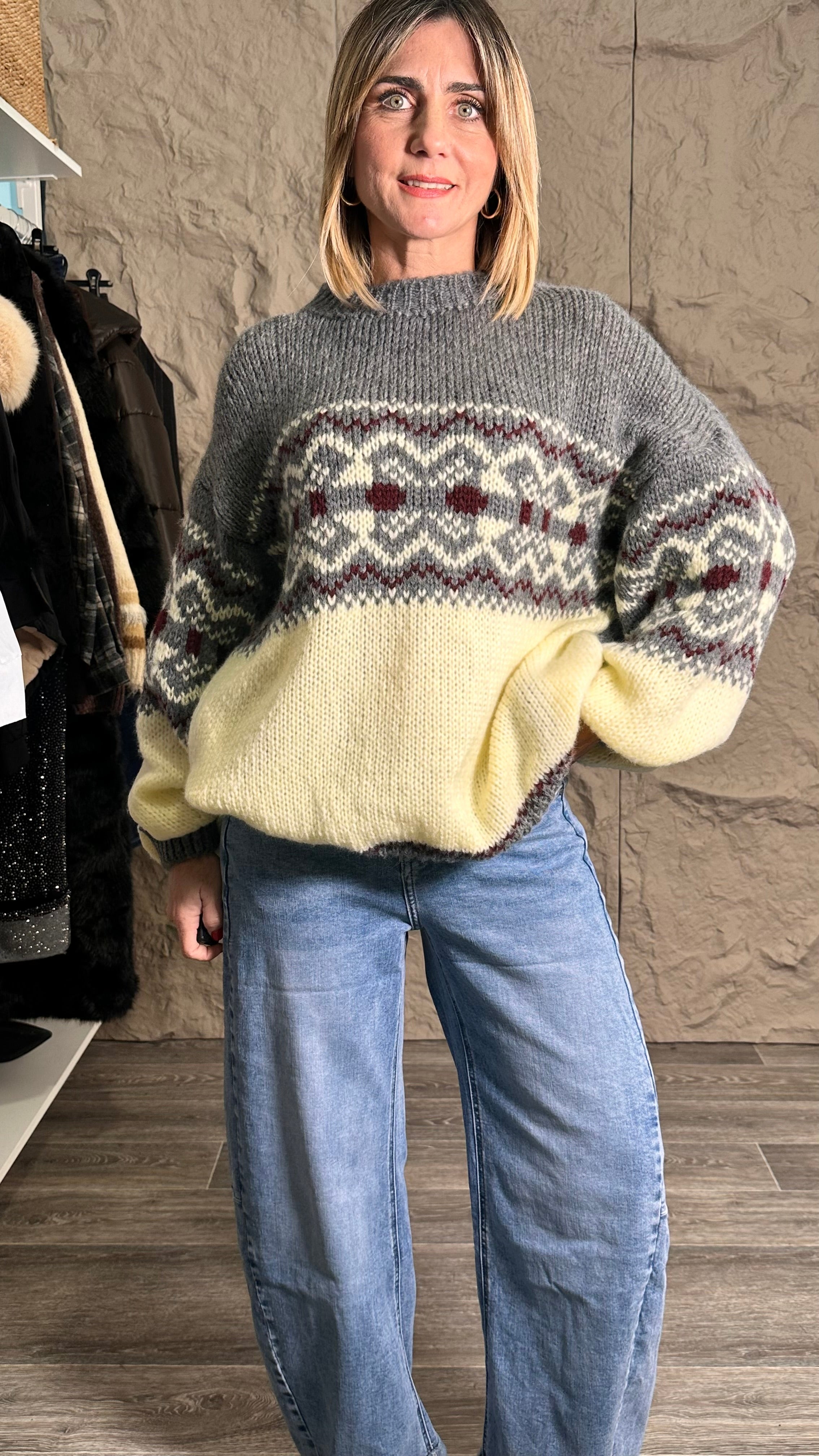 Maglione Artic Grigio