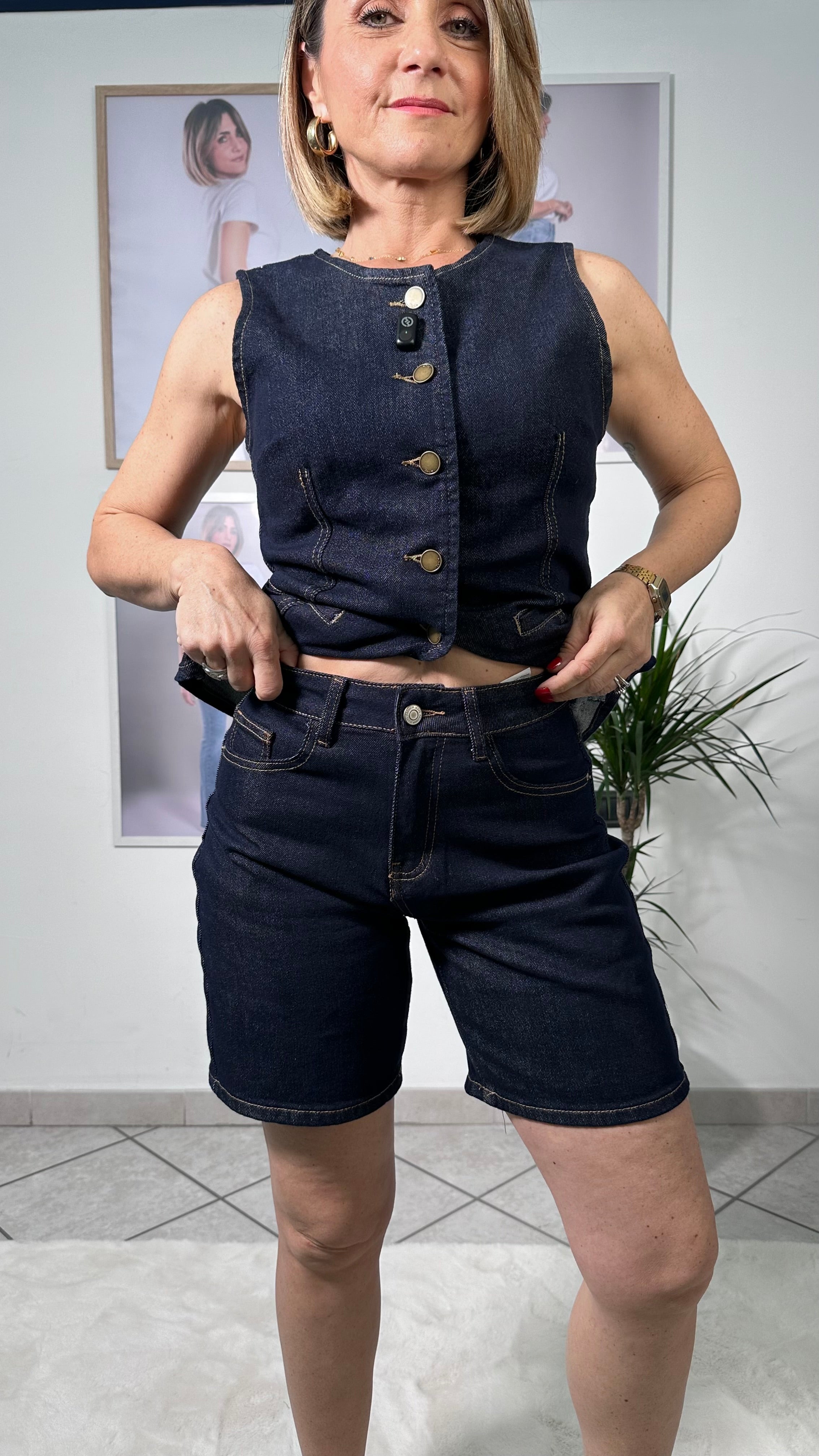 Coordinato Denim Dark Boss