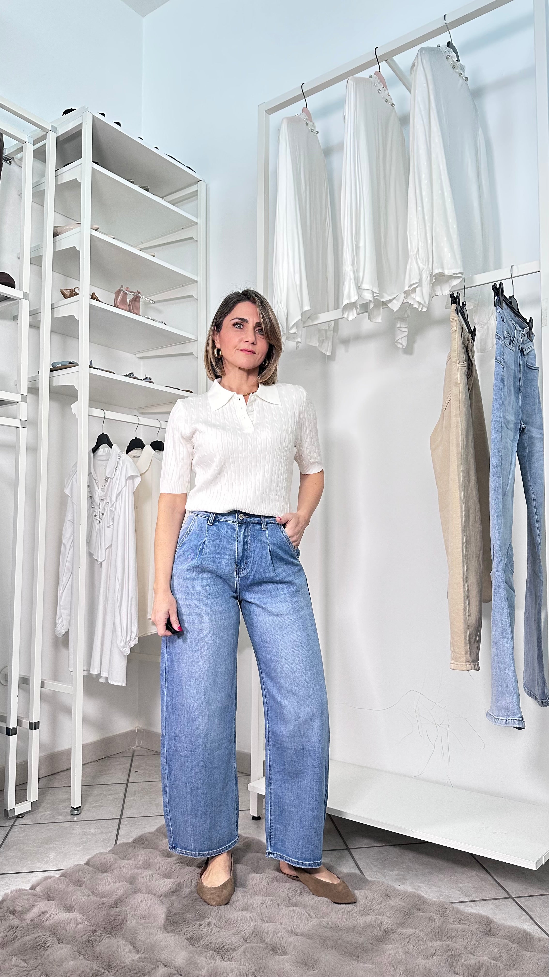 Jeans Wide chic denim