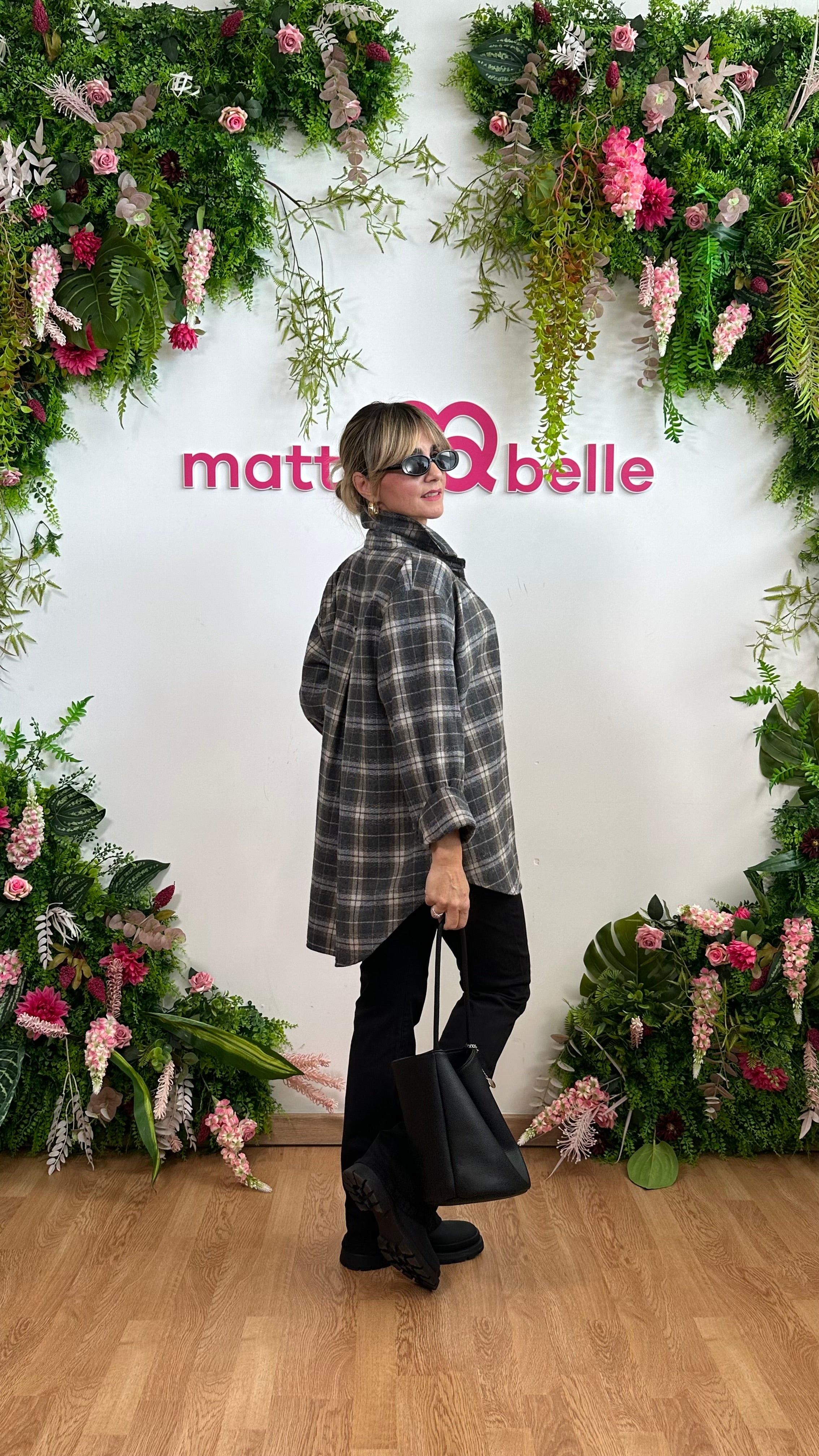 Camicia Check Forest grigio