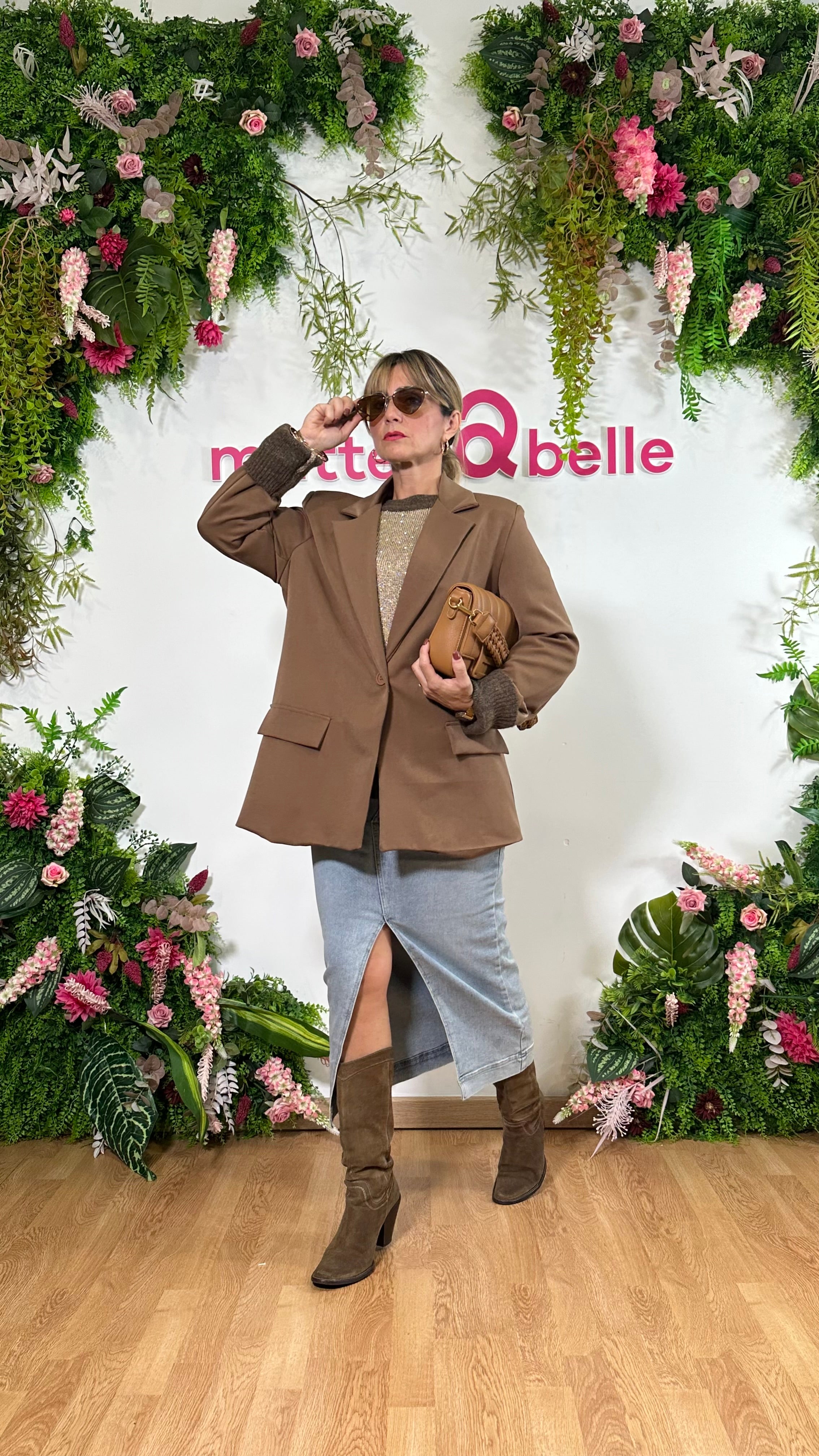 Blazer Monopetto Milly Cammello