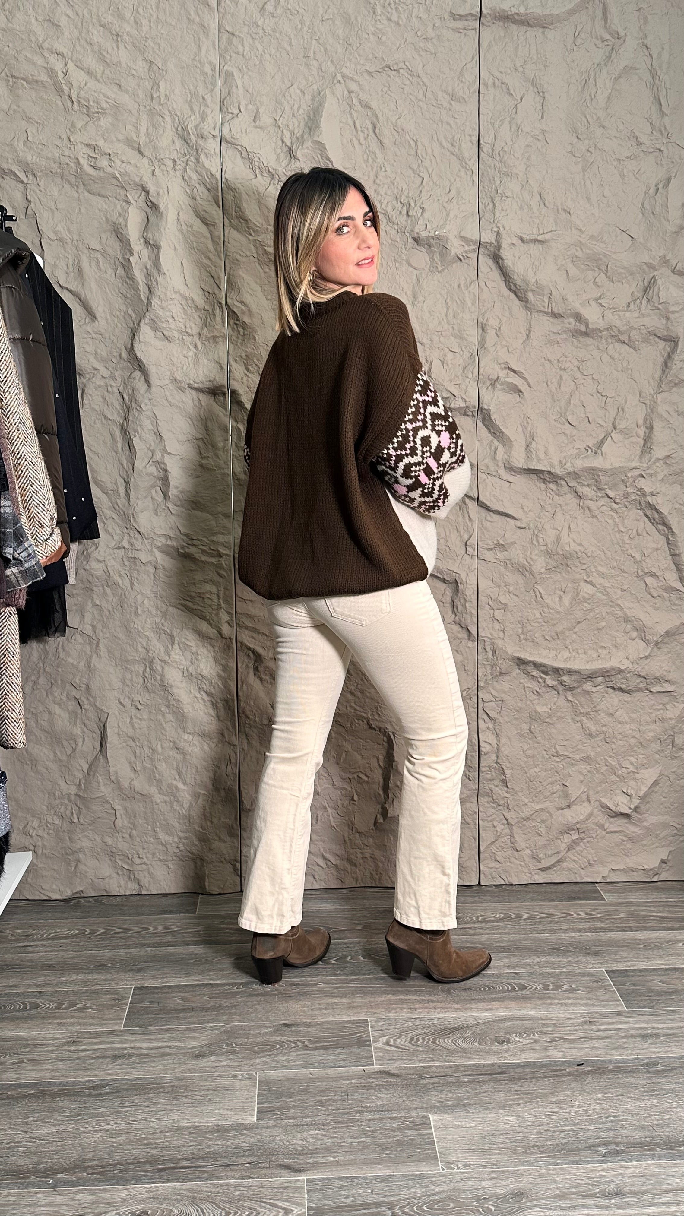 Maglione Artic Marrone