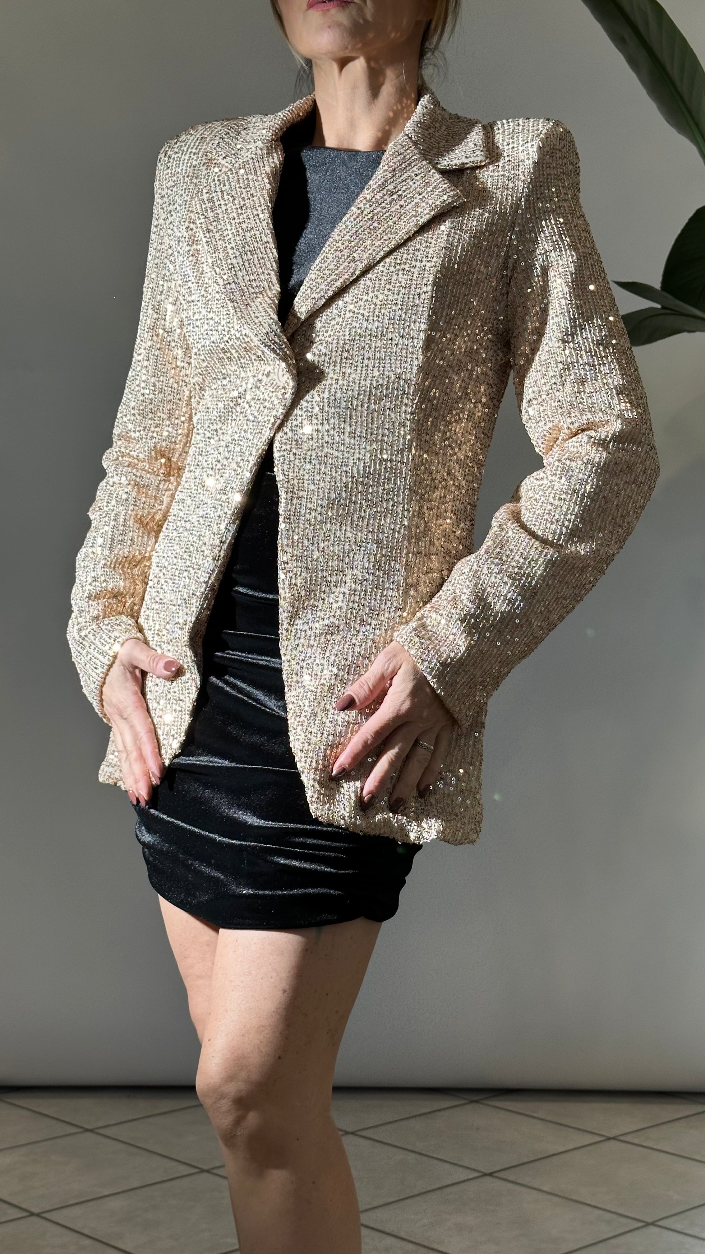 blazer paillettes