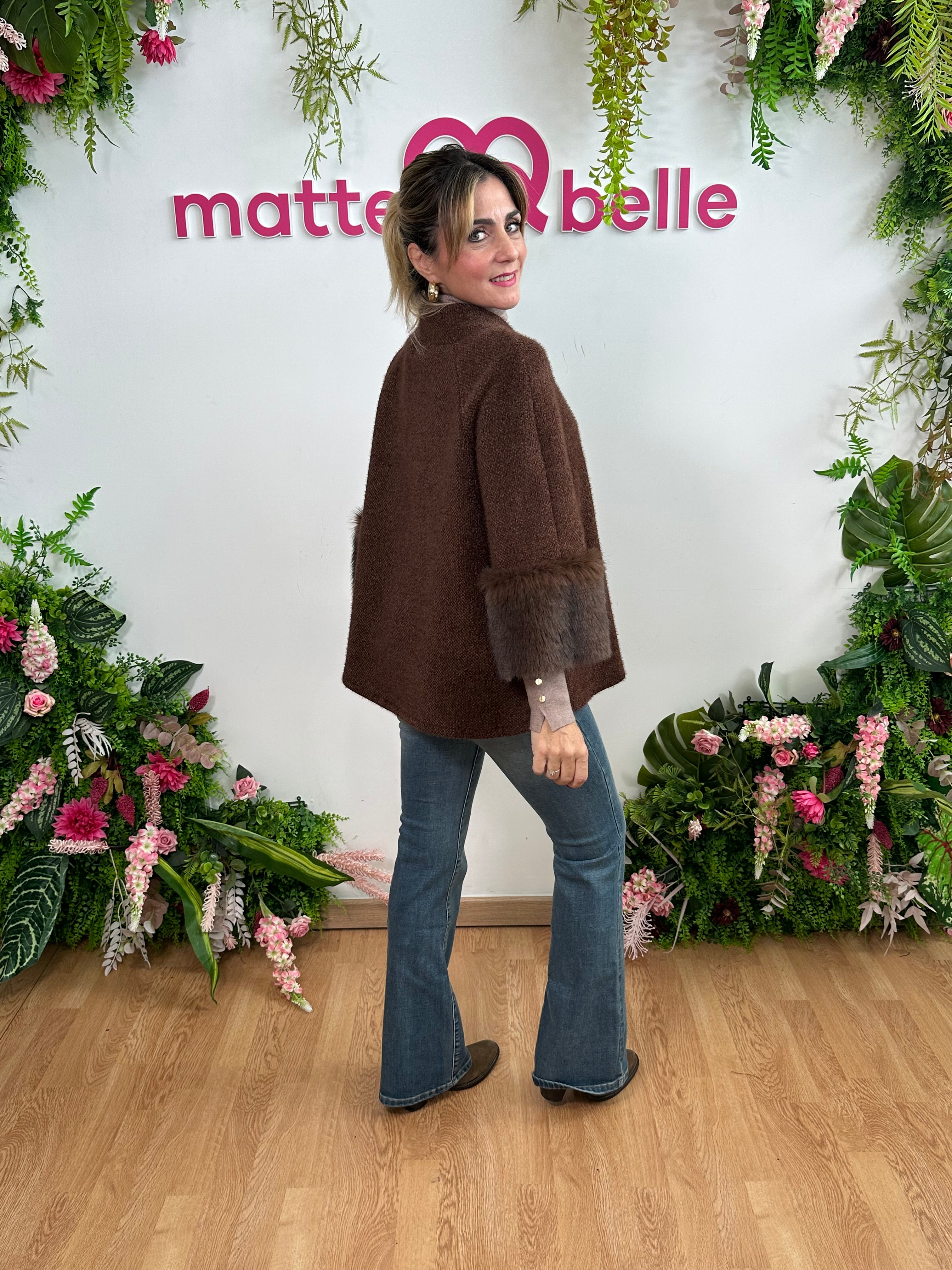 Cappottino  cinigliato marrone