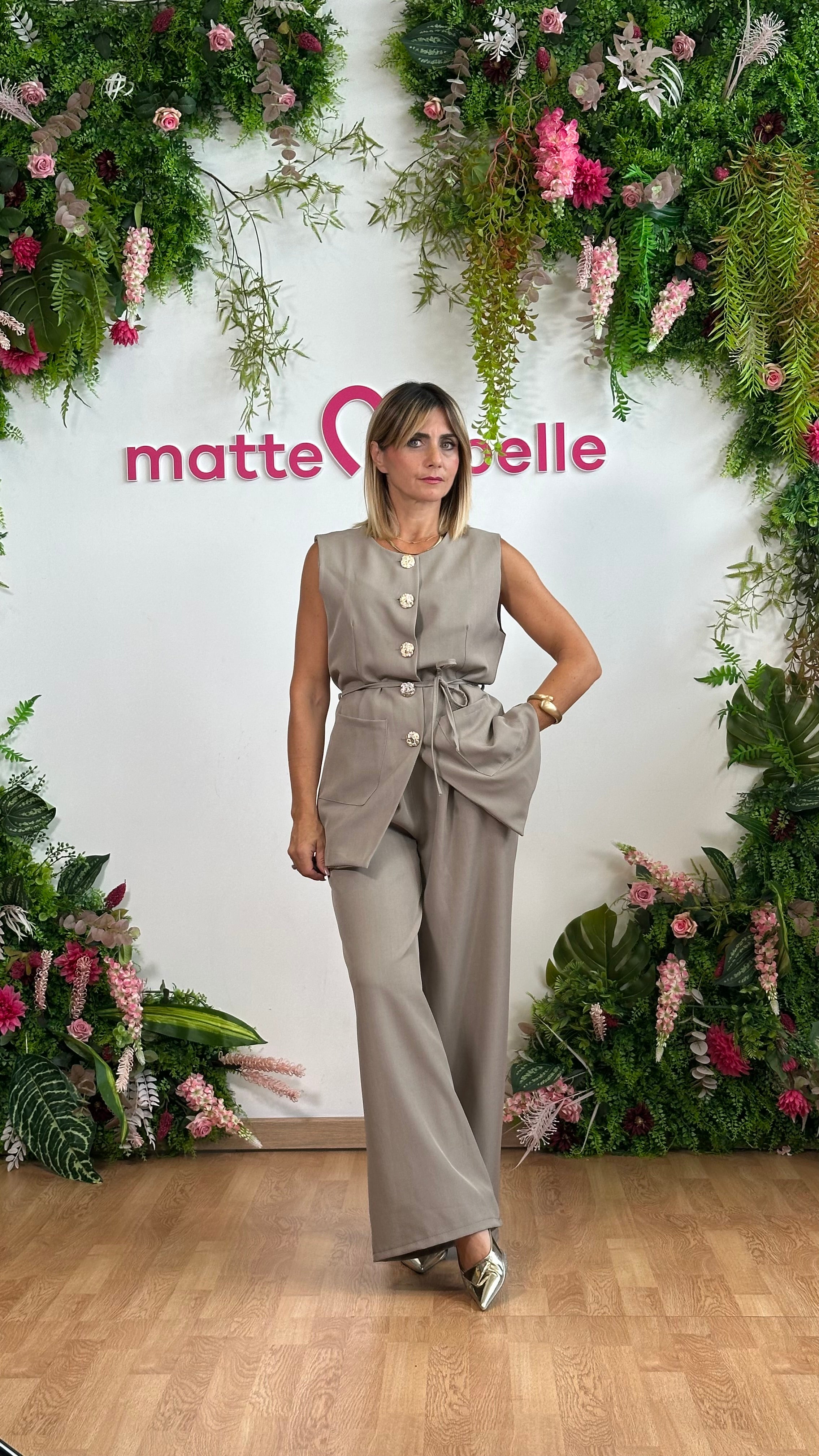 Tailleur Giorgia tortora