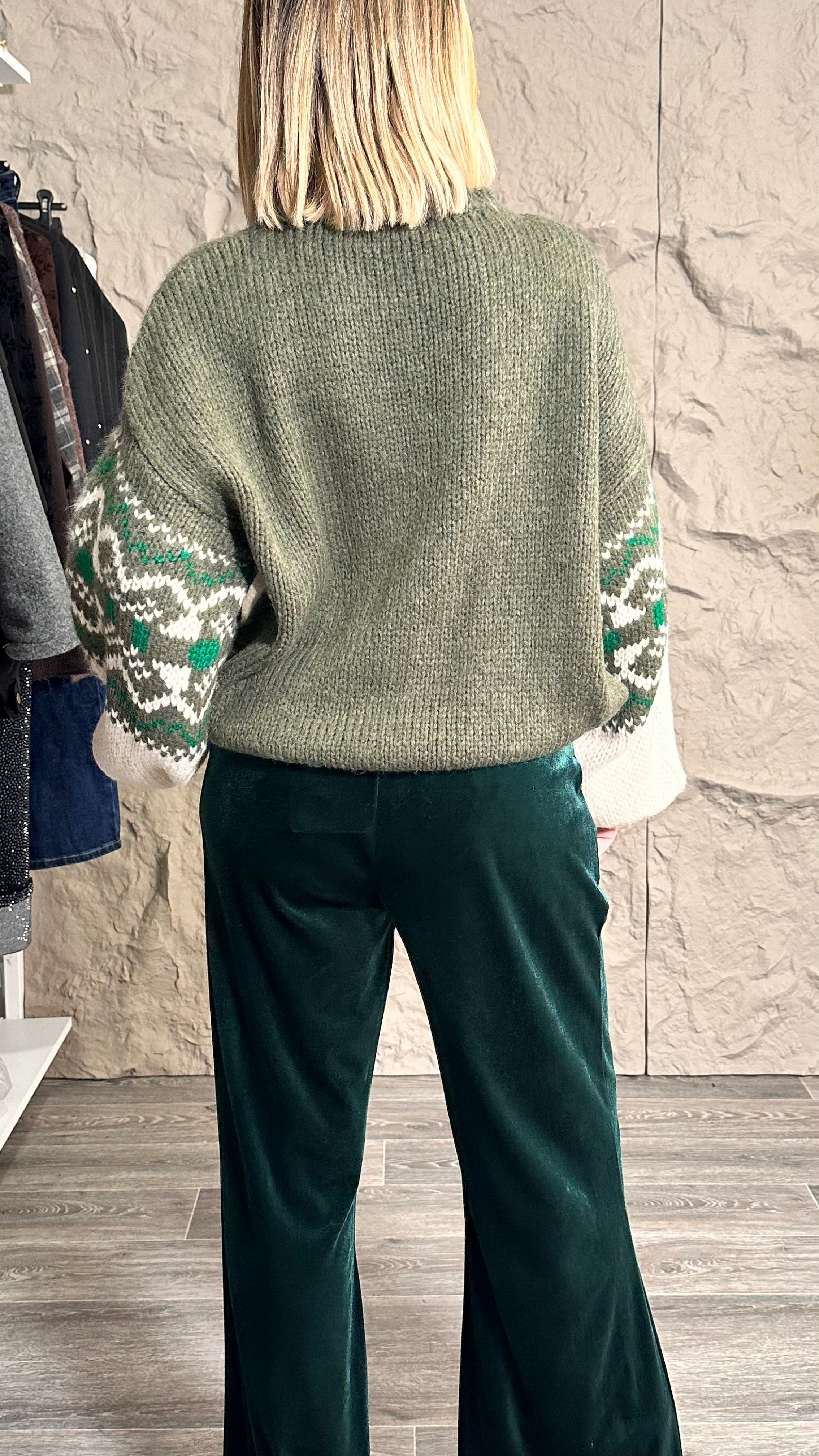 Maglione Artic Verde Militare