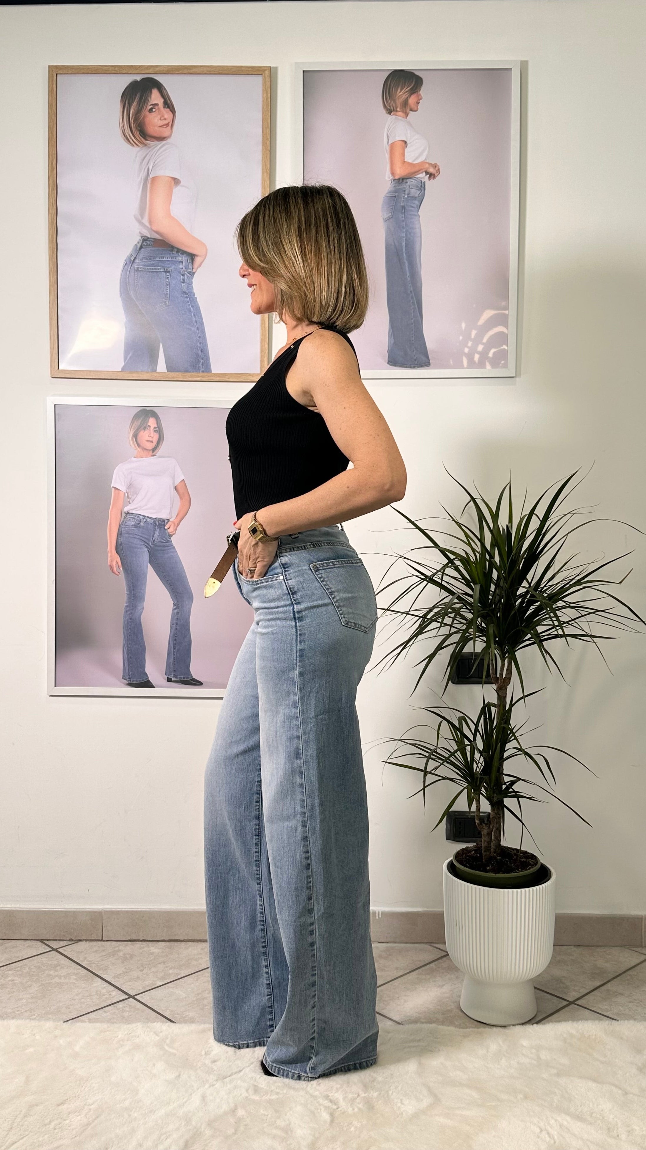 Jeans Wide Leg Summer Glow