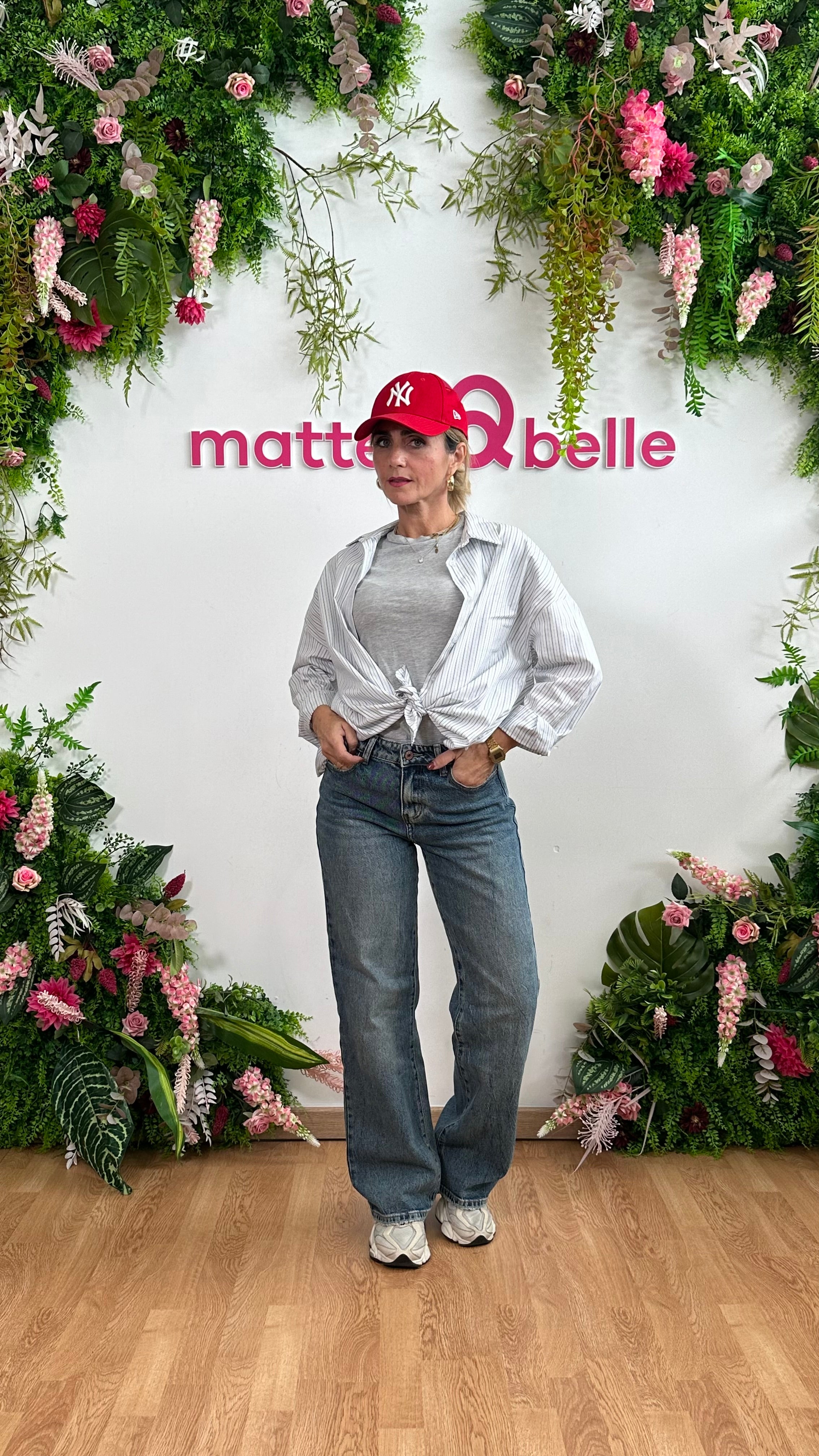 Jeans Wide Leg Chiaro