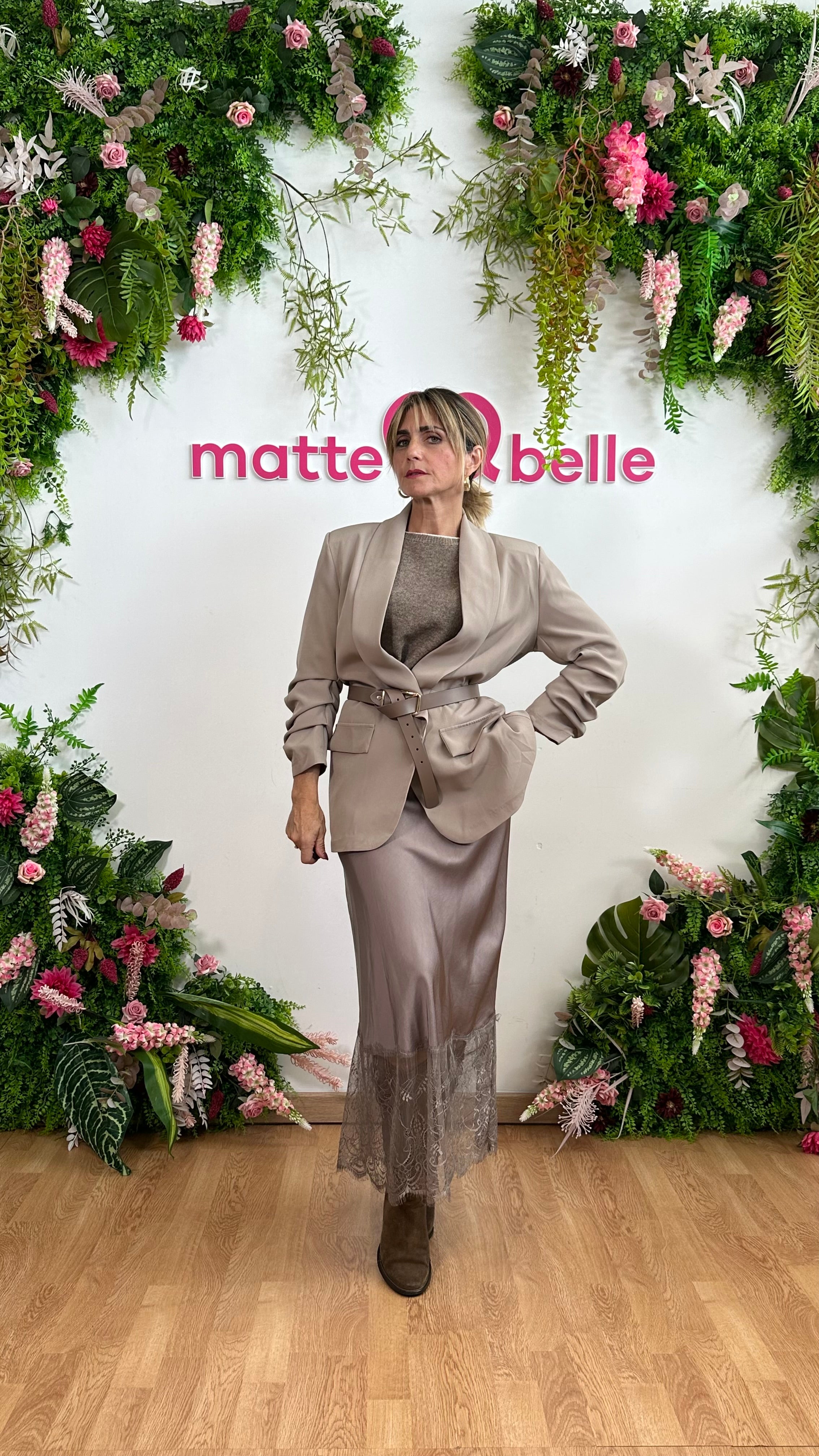 Blazer Camilla tortora