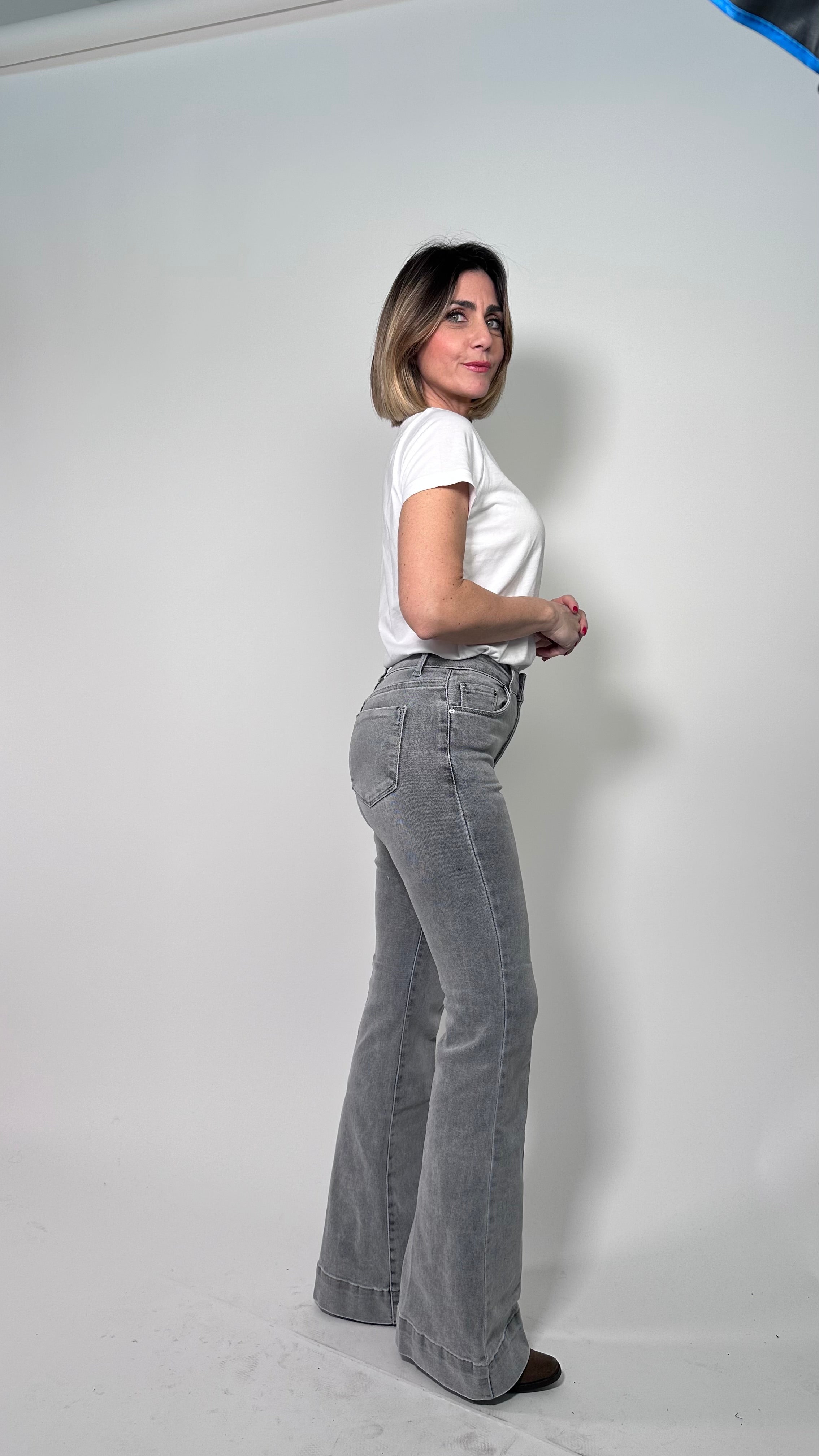 Jeans Angel -5 kg grigio