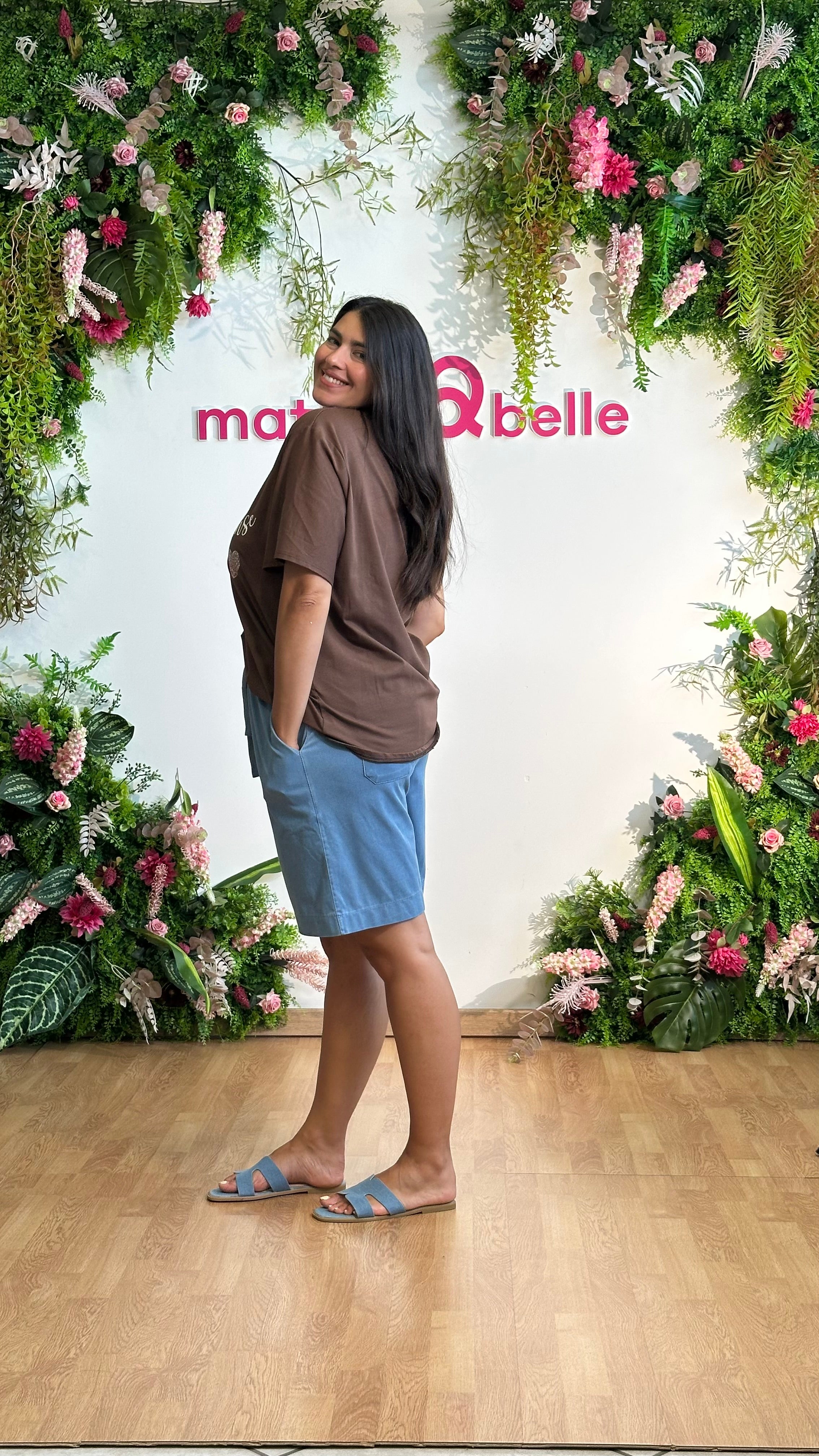 Bermuda Elisa denim chiaro