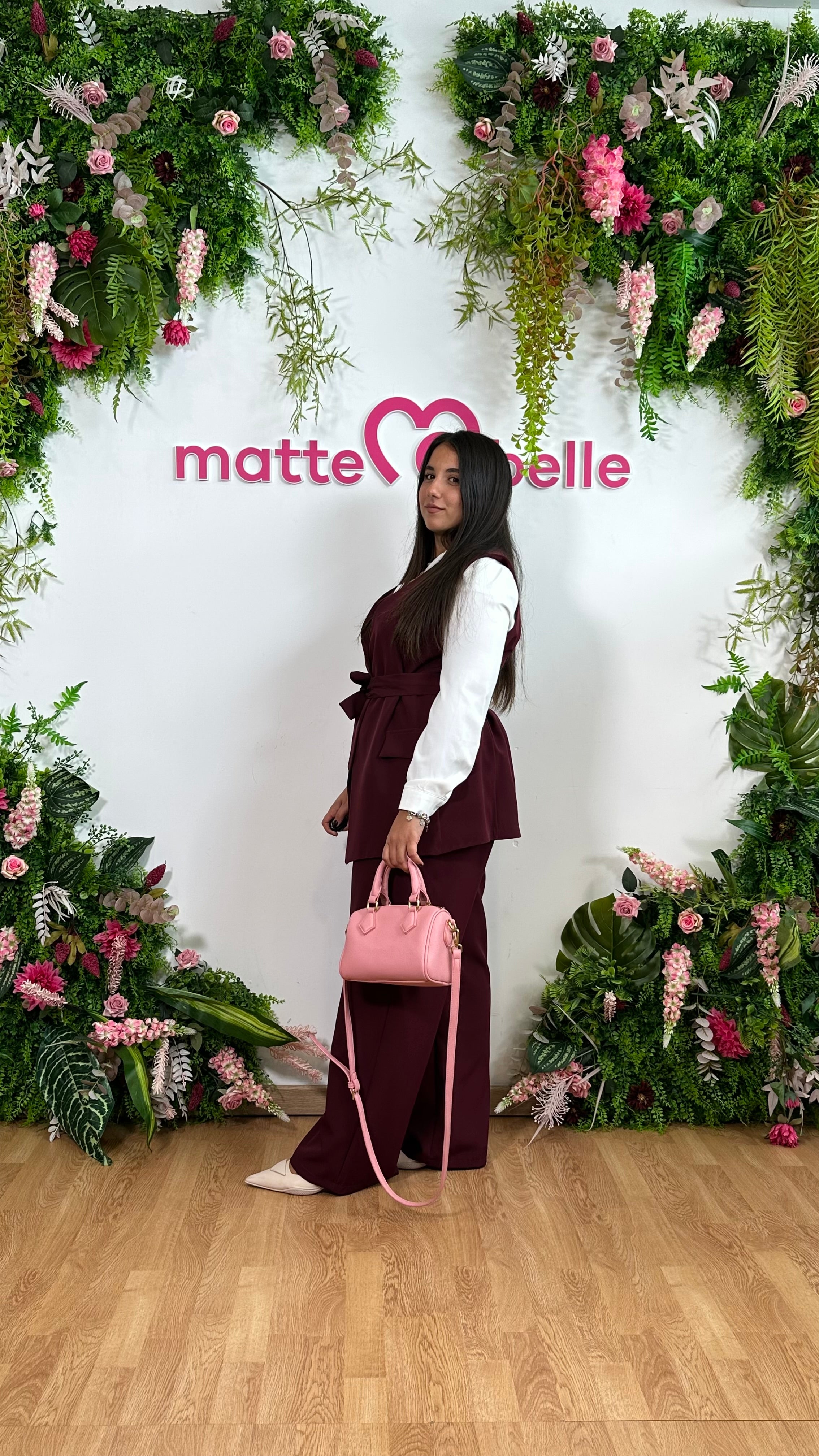 Tailleur Eterna  bordeaux