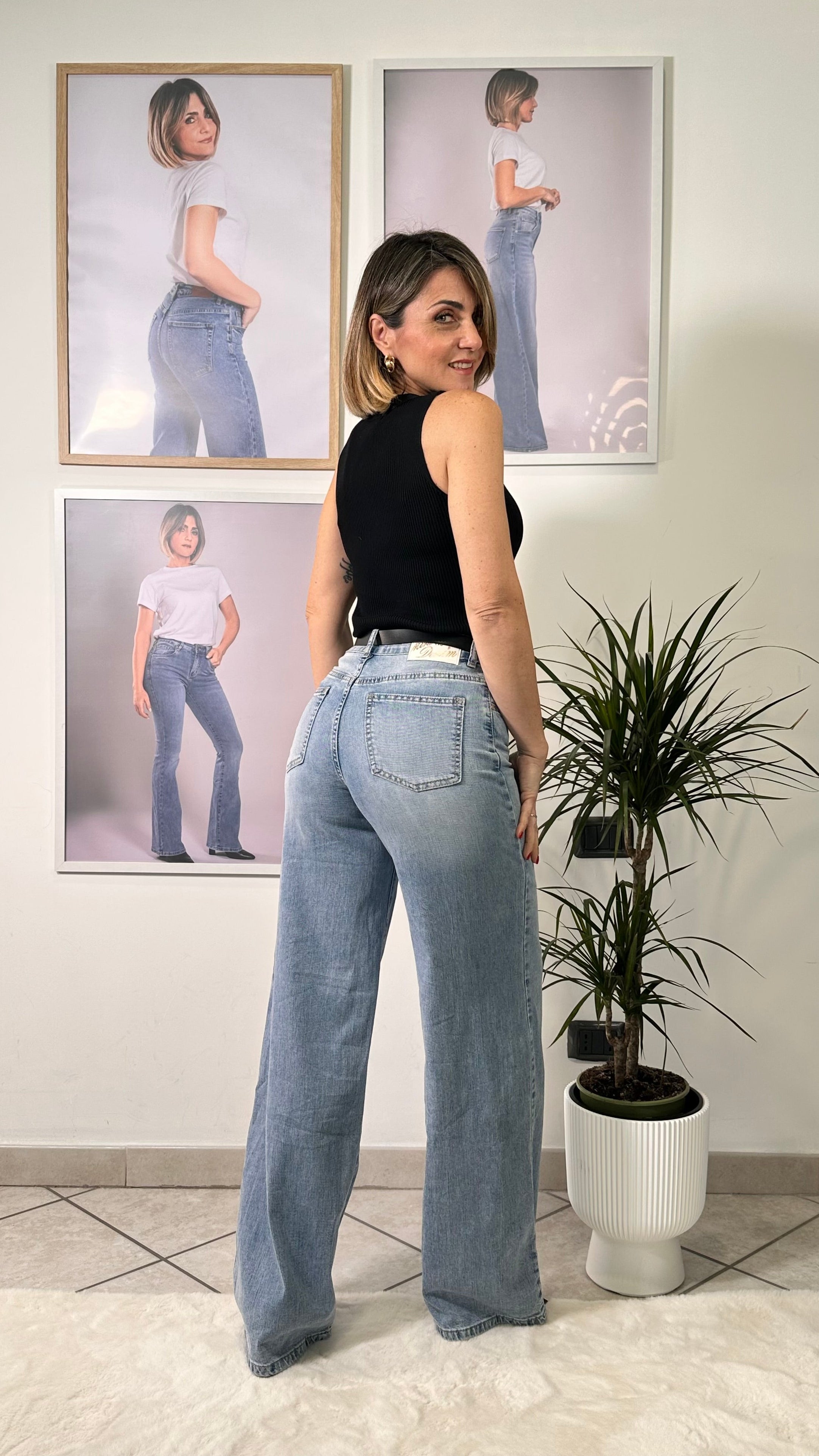 Jeans Wide Leg Summer Glow