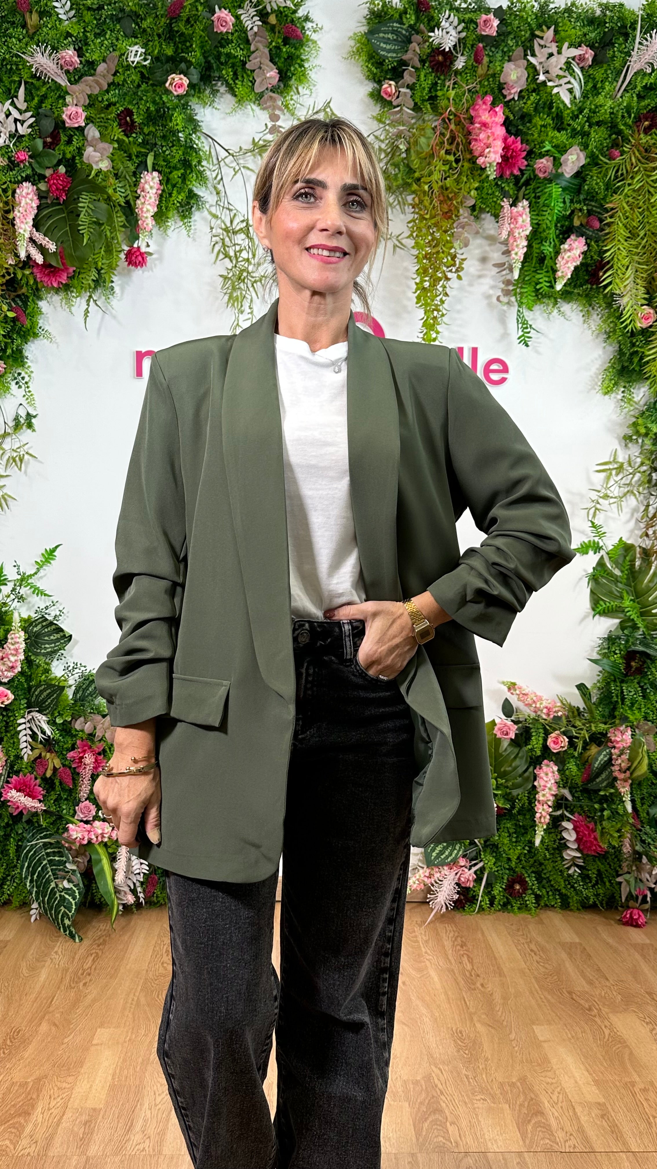 Blazer Camilla verde militare