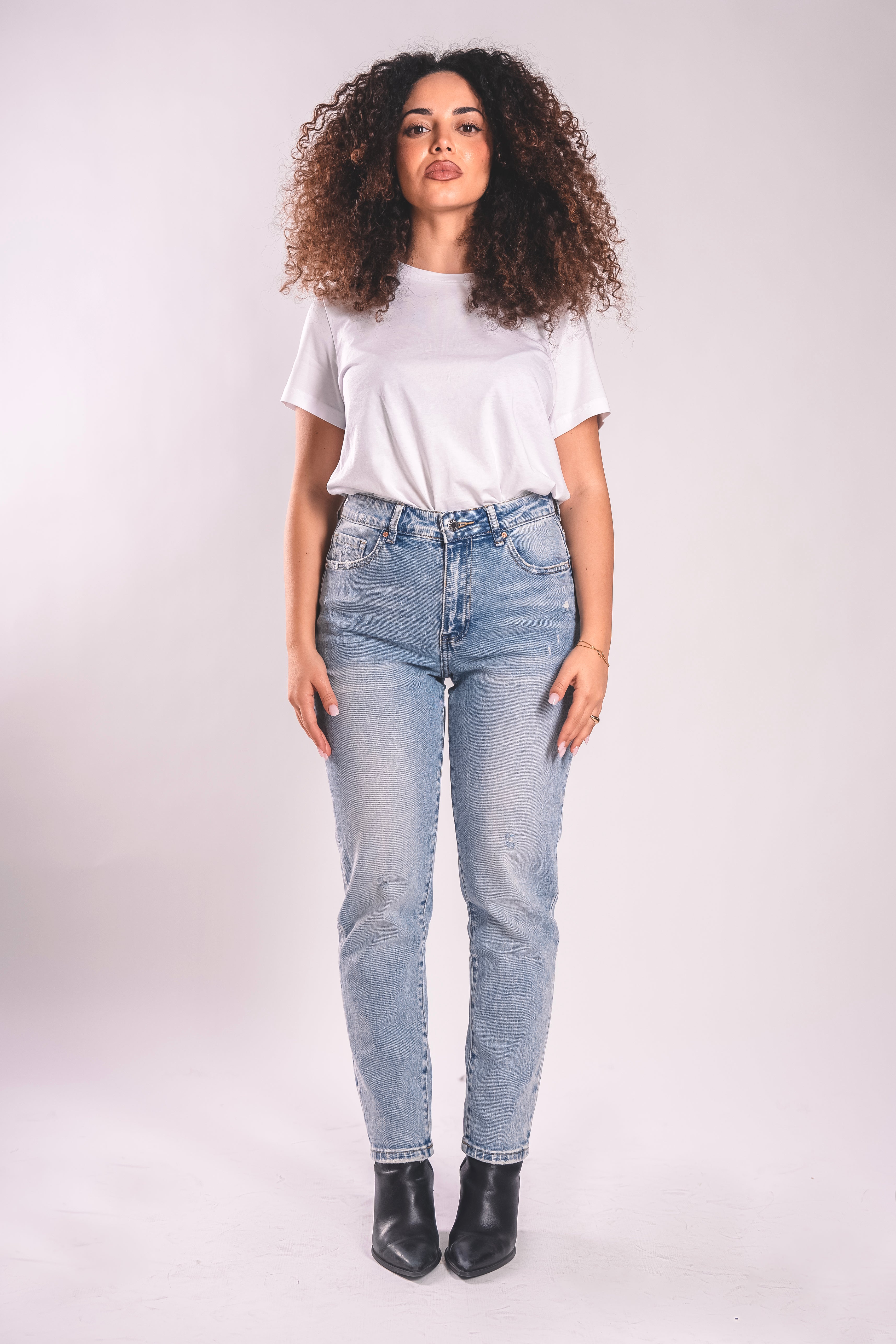 Mom Fit Vintage – Denim Chiaro
