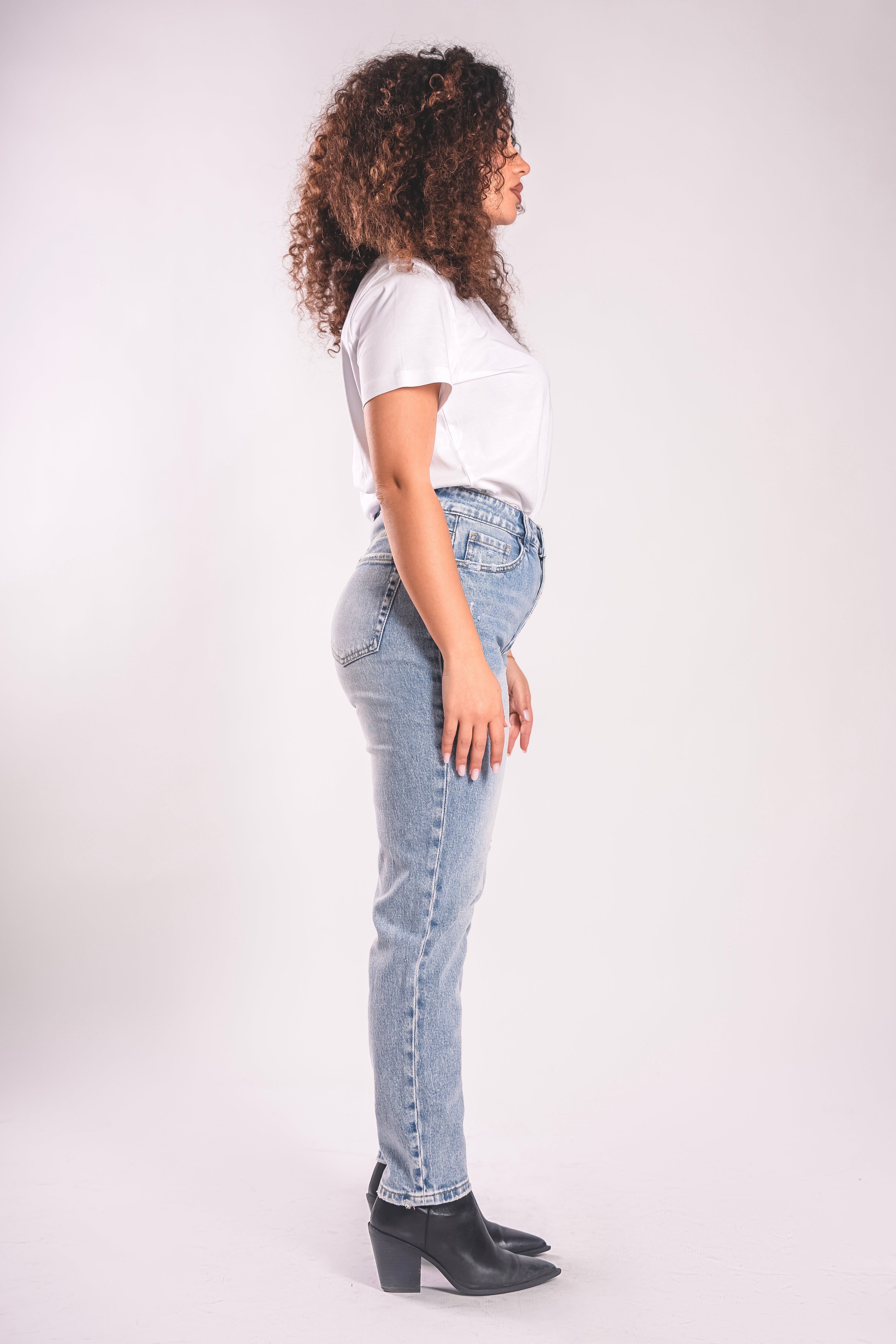 Mom Fit Vintage – Denim Chiaro