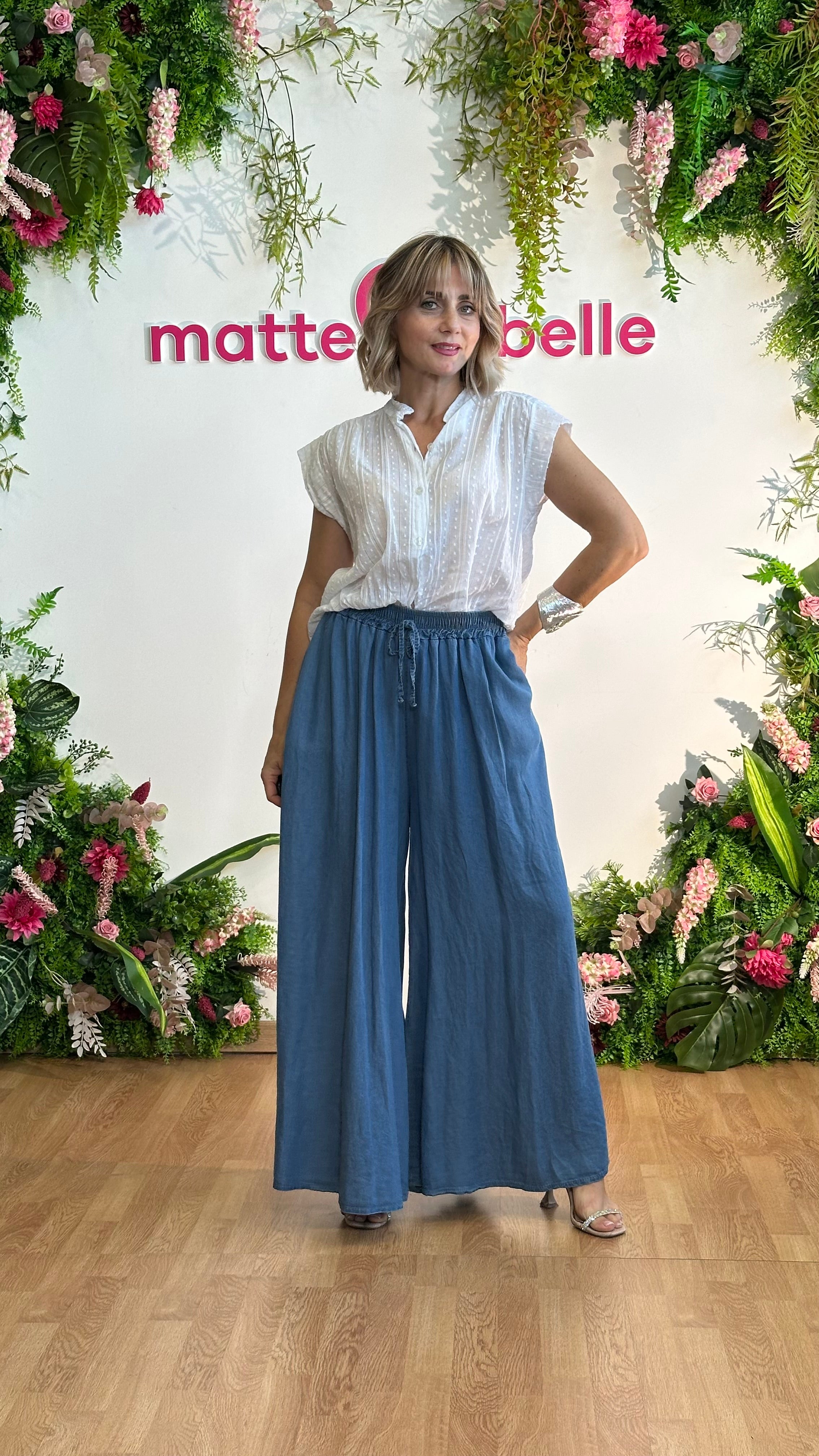 Pantagonna denim chiaro