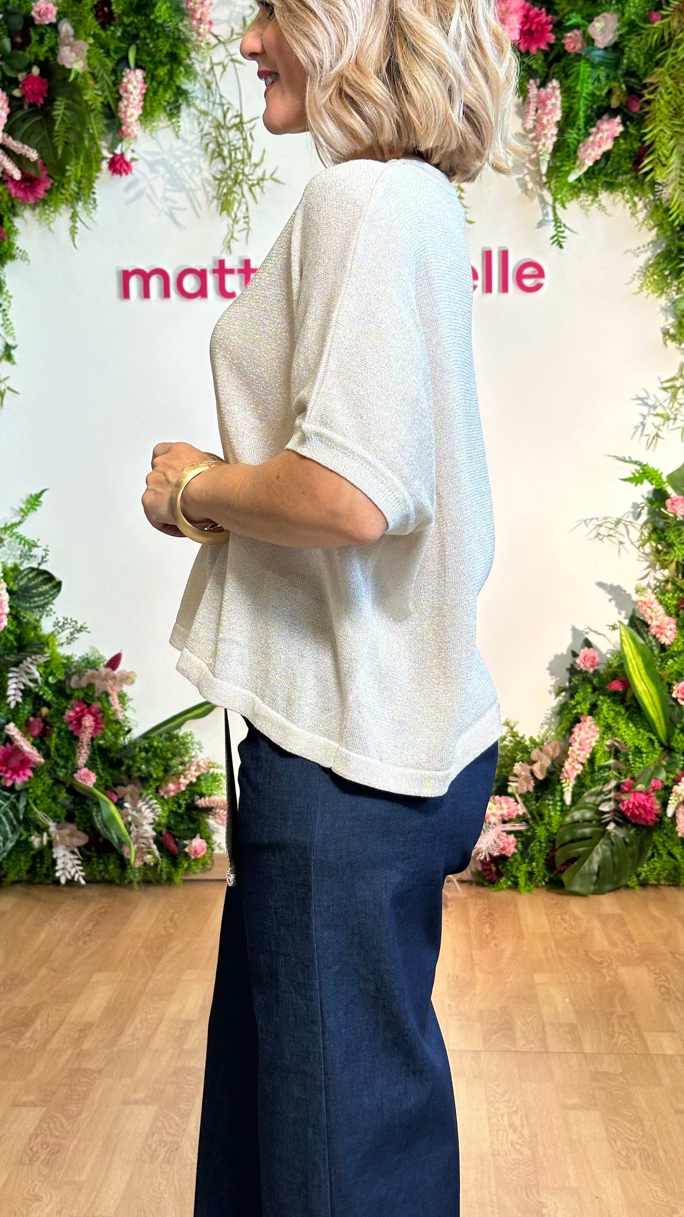 Maglia dolcevita lurex