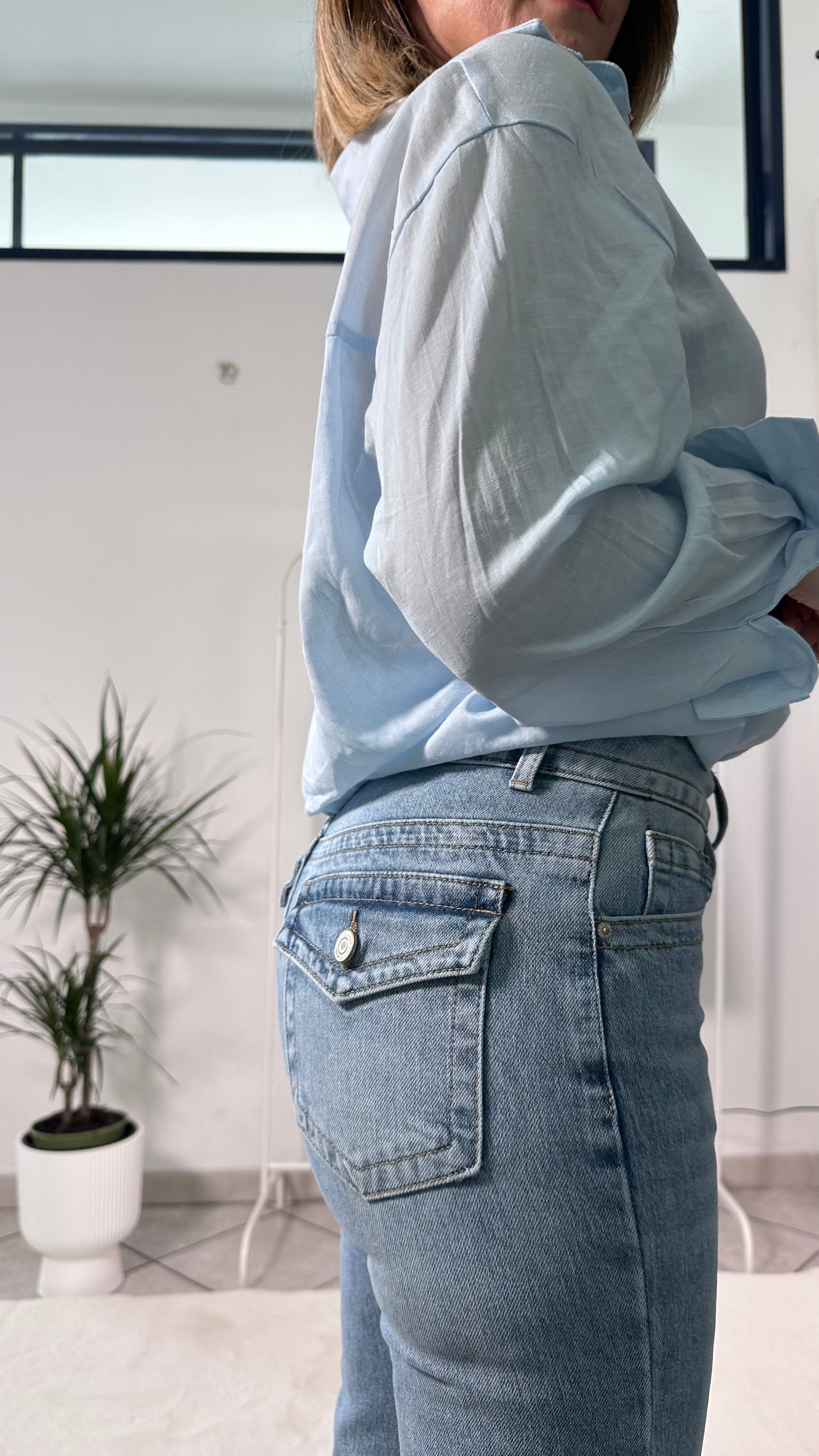 Jeans Flare strutturato