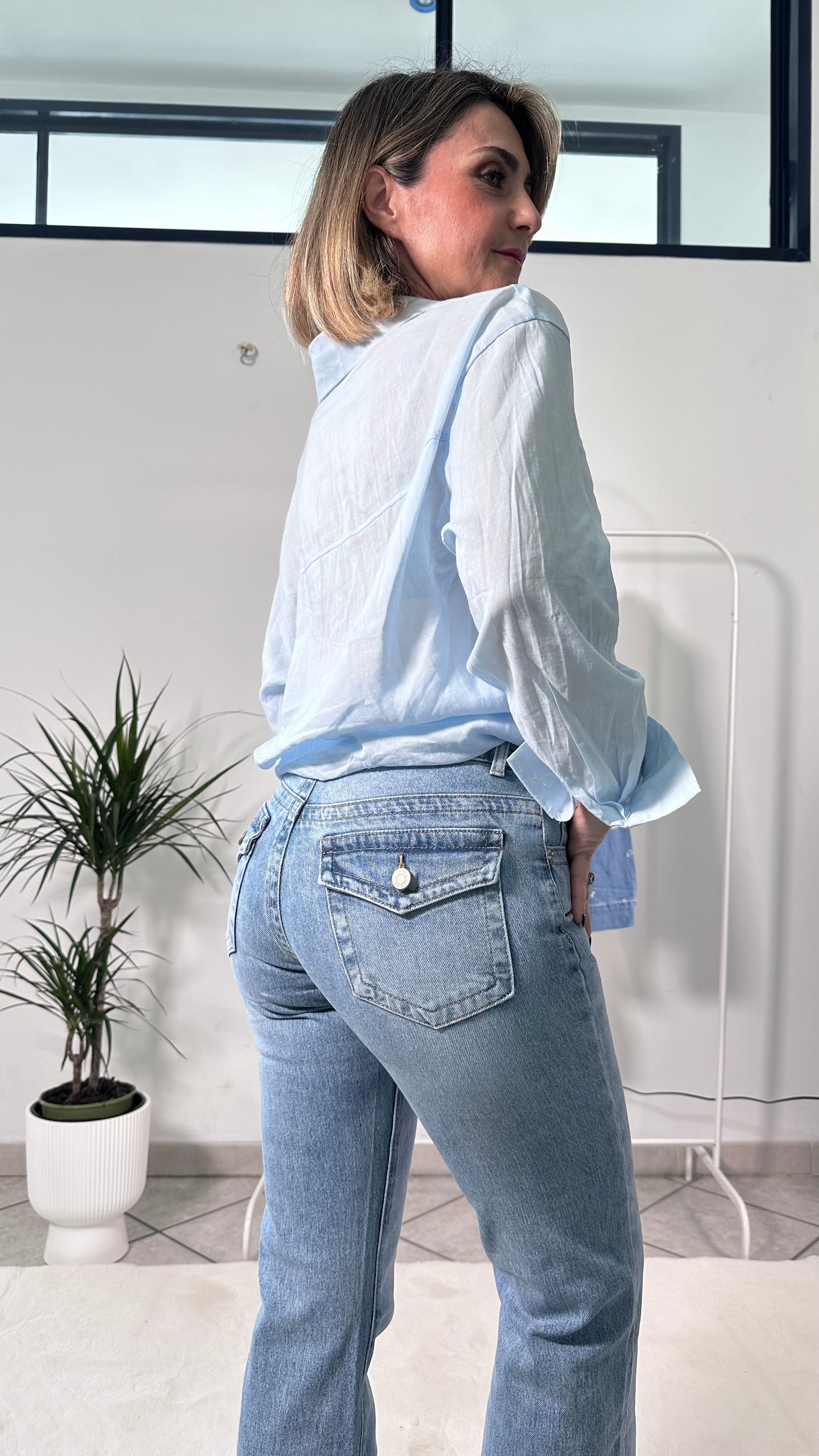 Jeans Flare strutturato