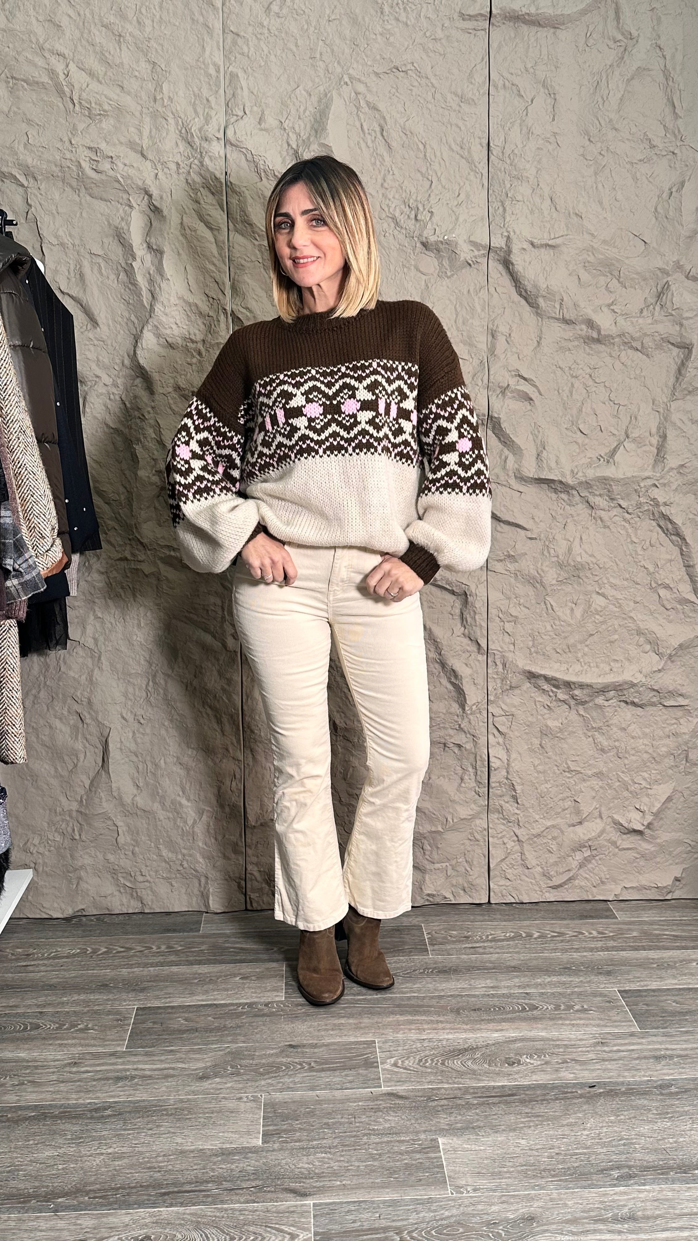 Maglione Artic Marrone