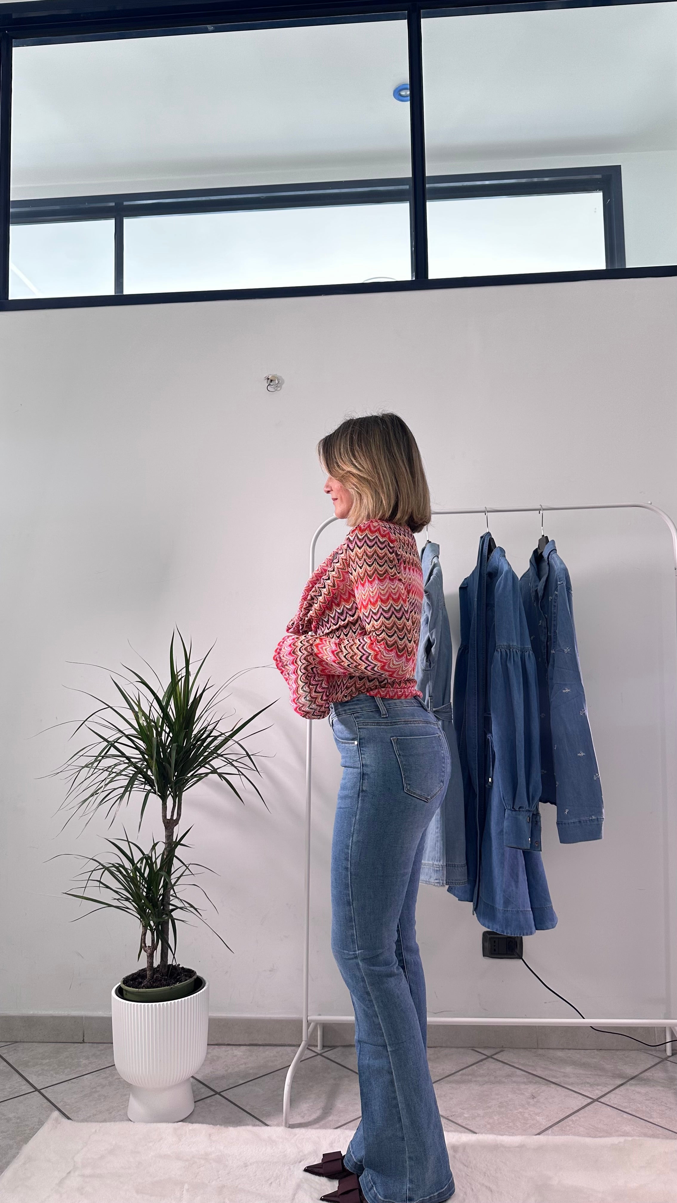 Jeans Flare Modellante Rosalia