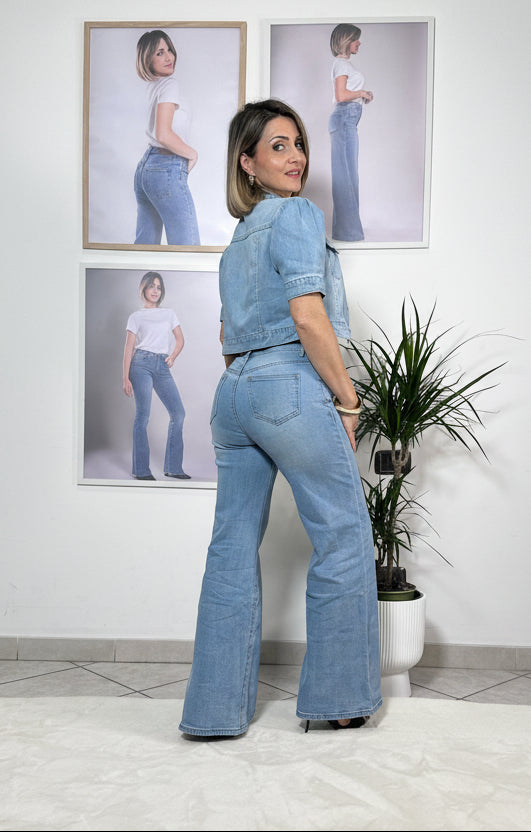 Giacchino Denim Sky Glow