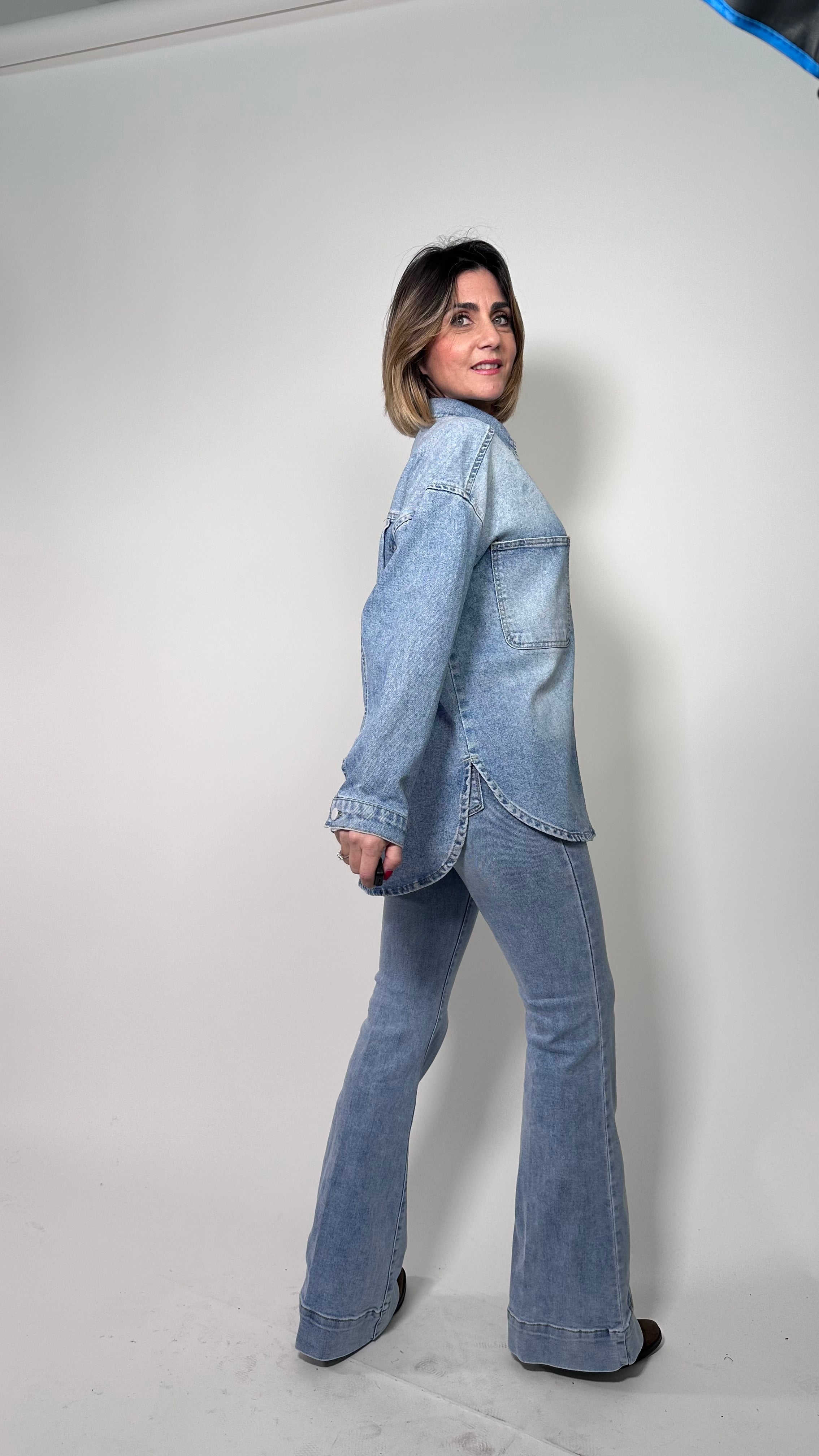 Camicia Denim Over Easy Chic