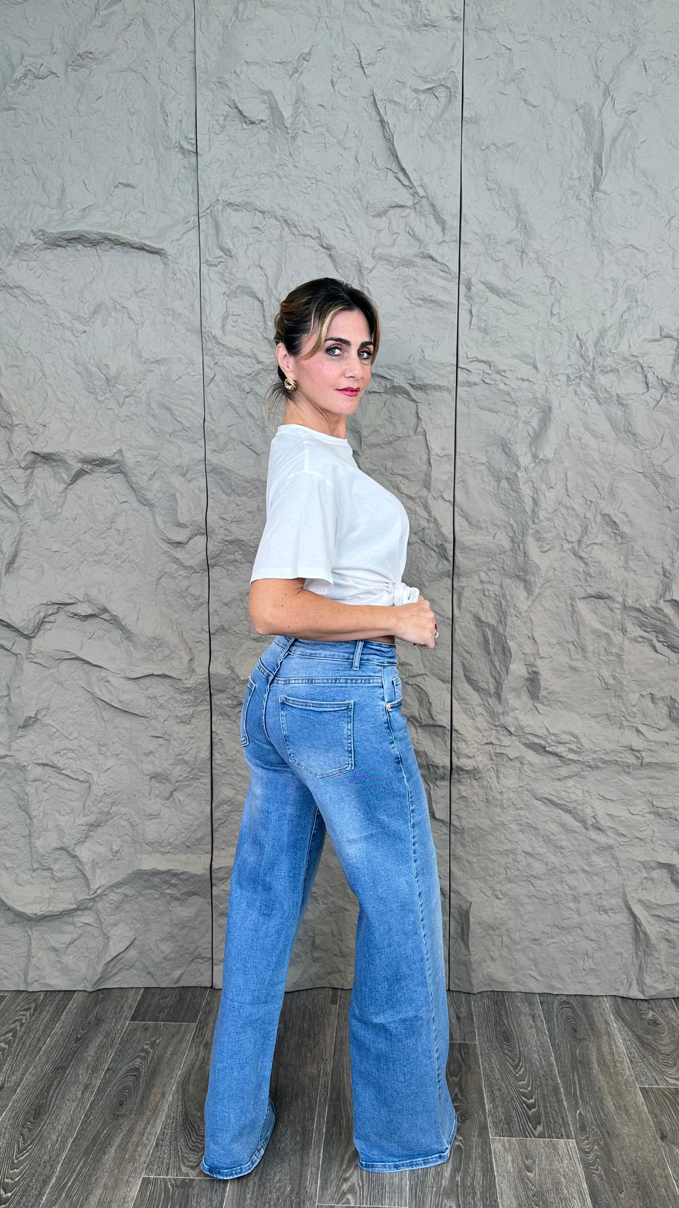 Jeans wide leg Lara