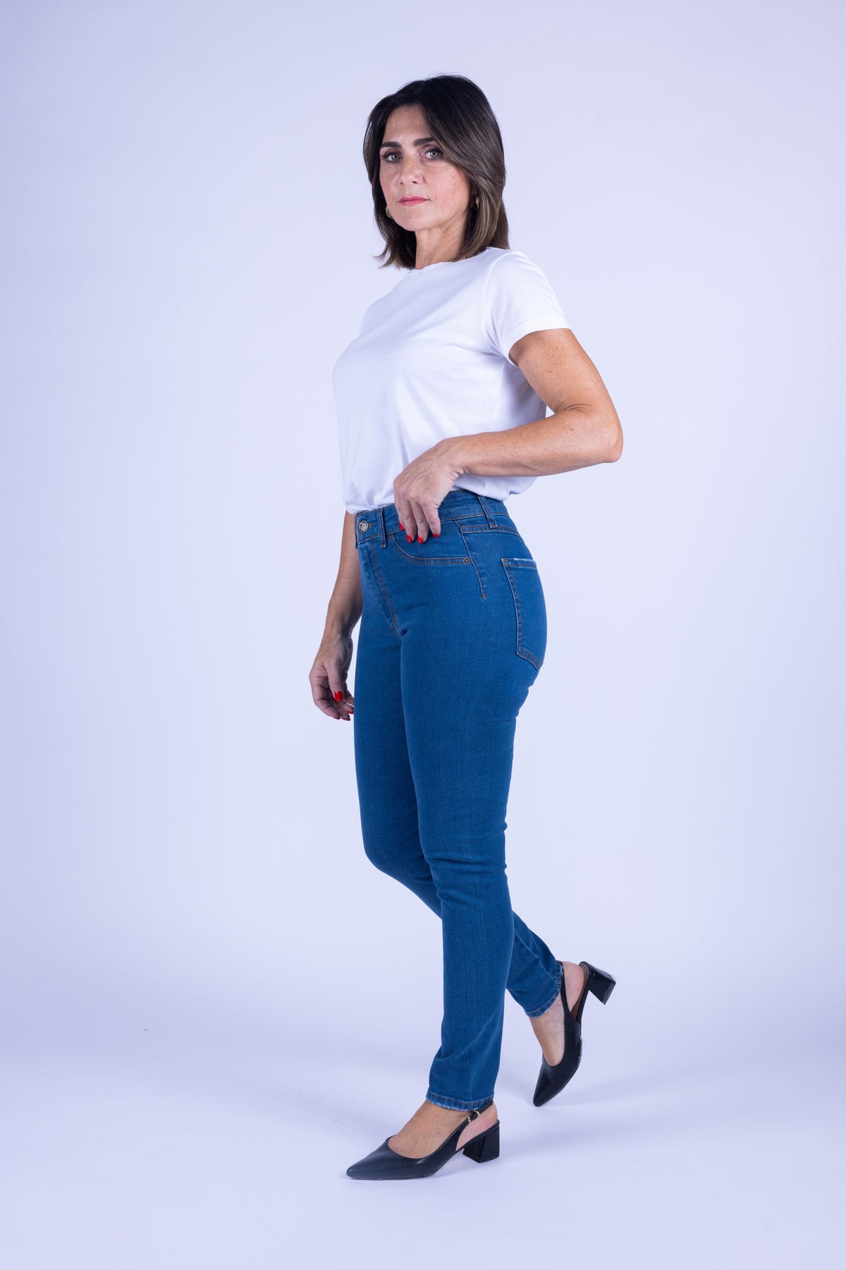 JEANS SKINNY MATTEFIT PUSH-UP COUTURE