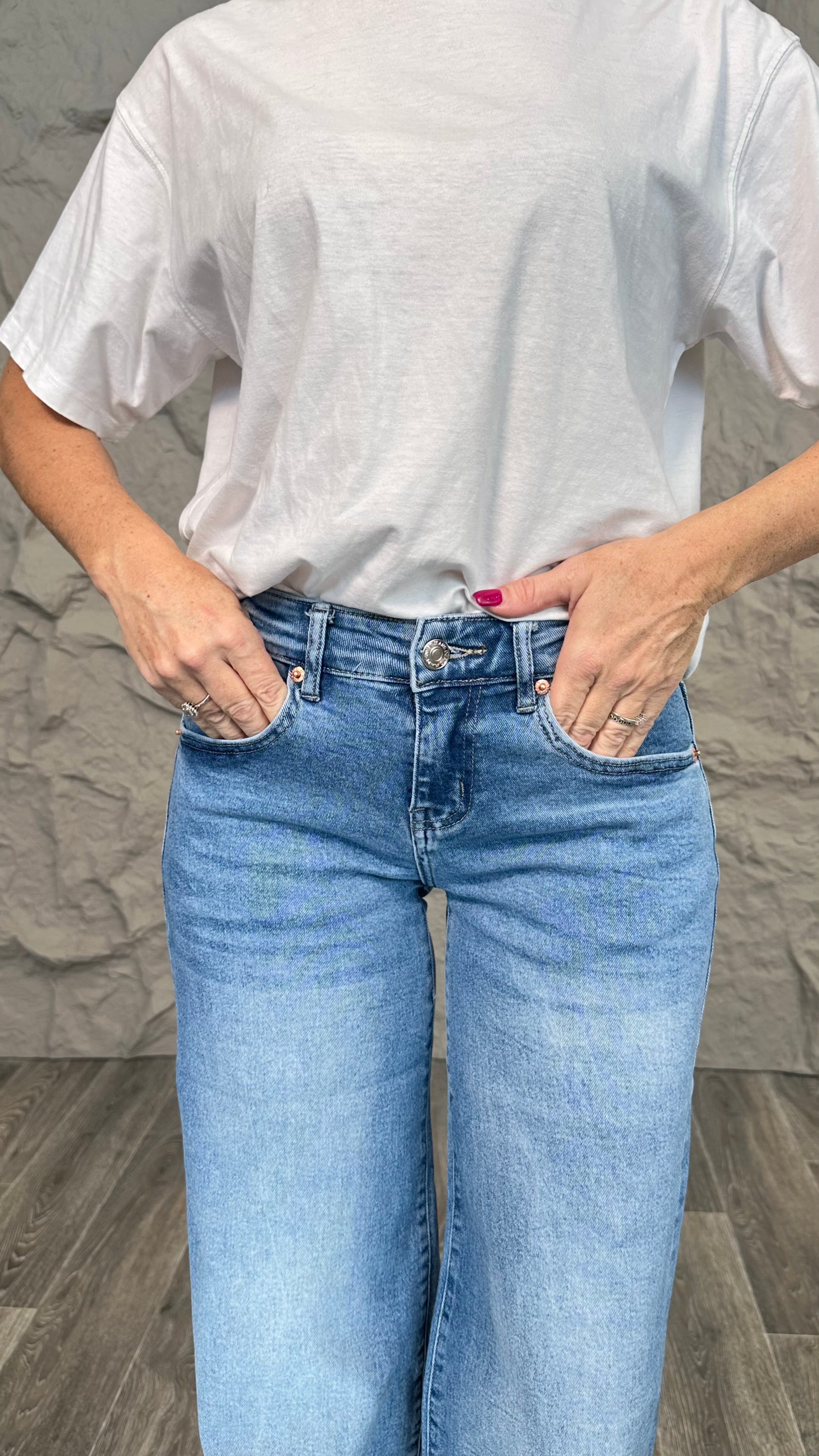 Jeans wide leg Lara