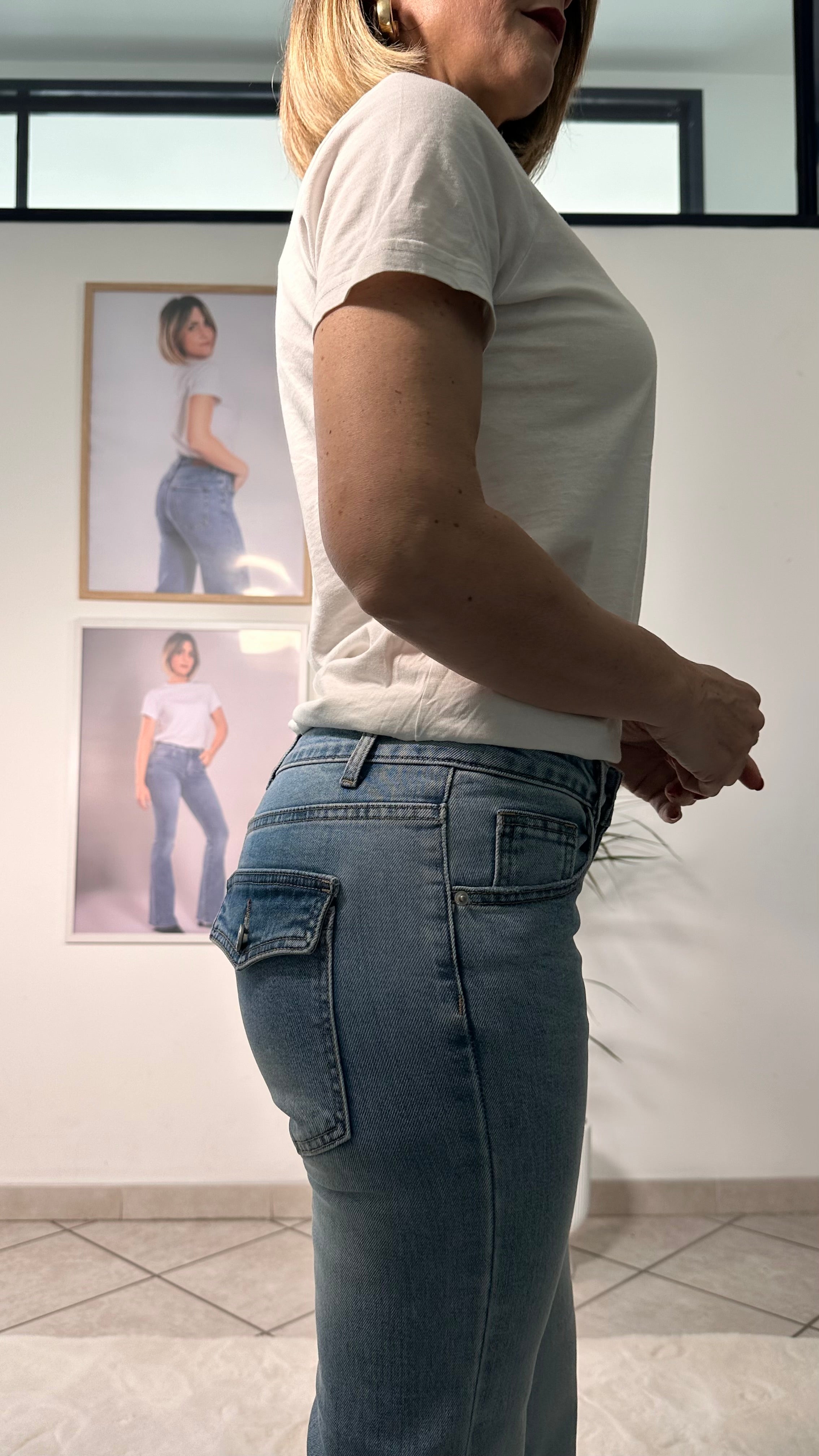 Jeans Flare Light Blue
