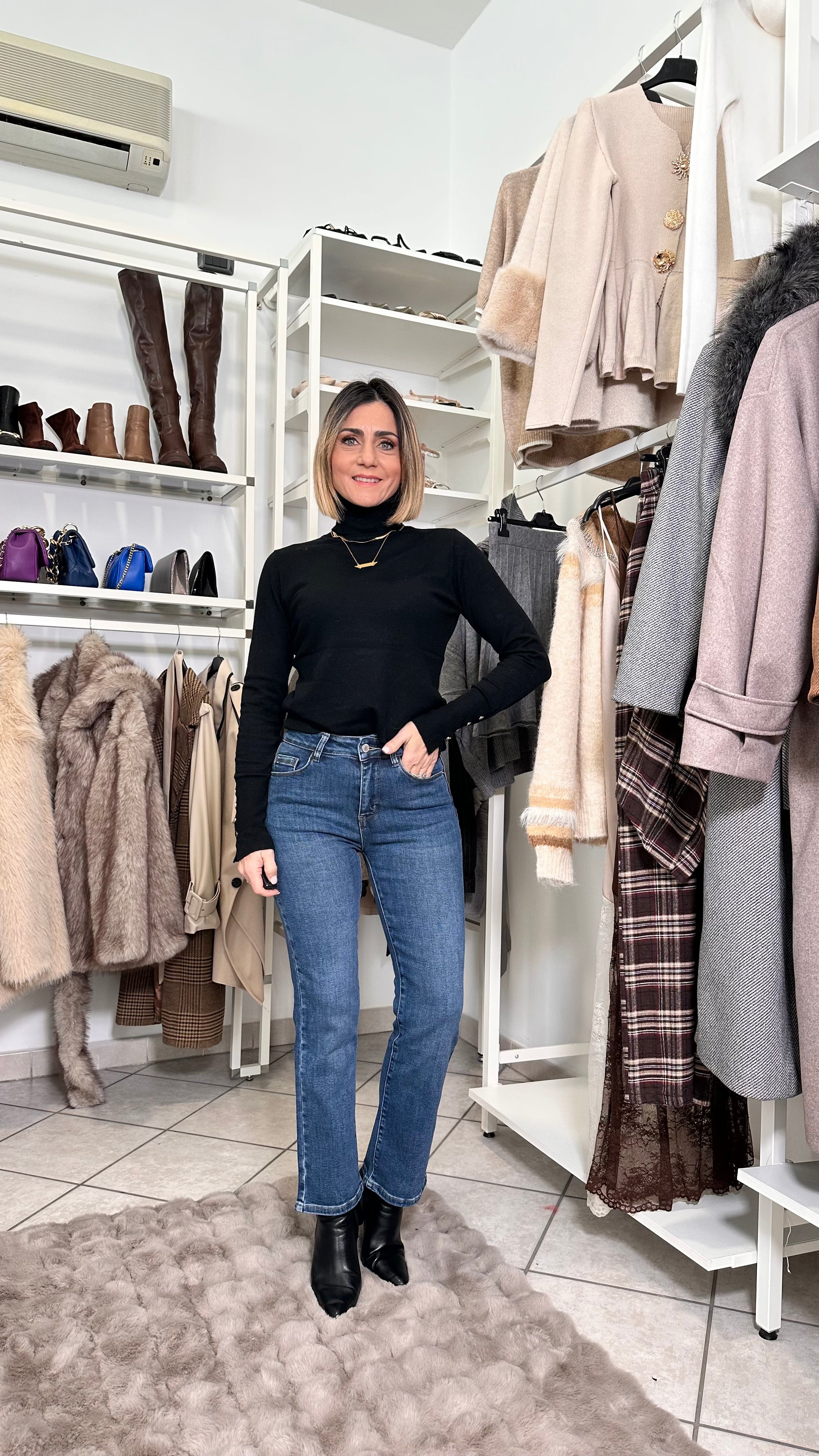 Straight Push Up – Effetto -5kg lavaggio medio