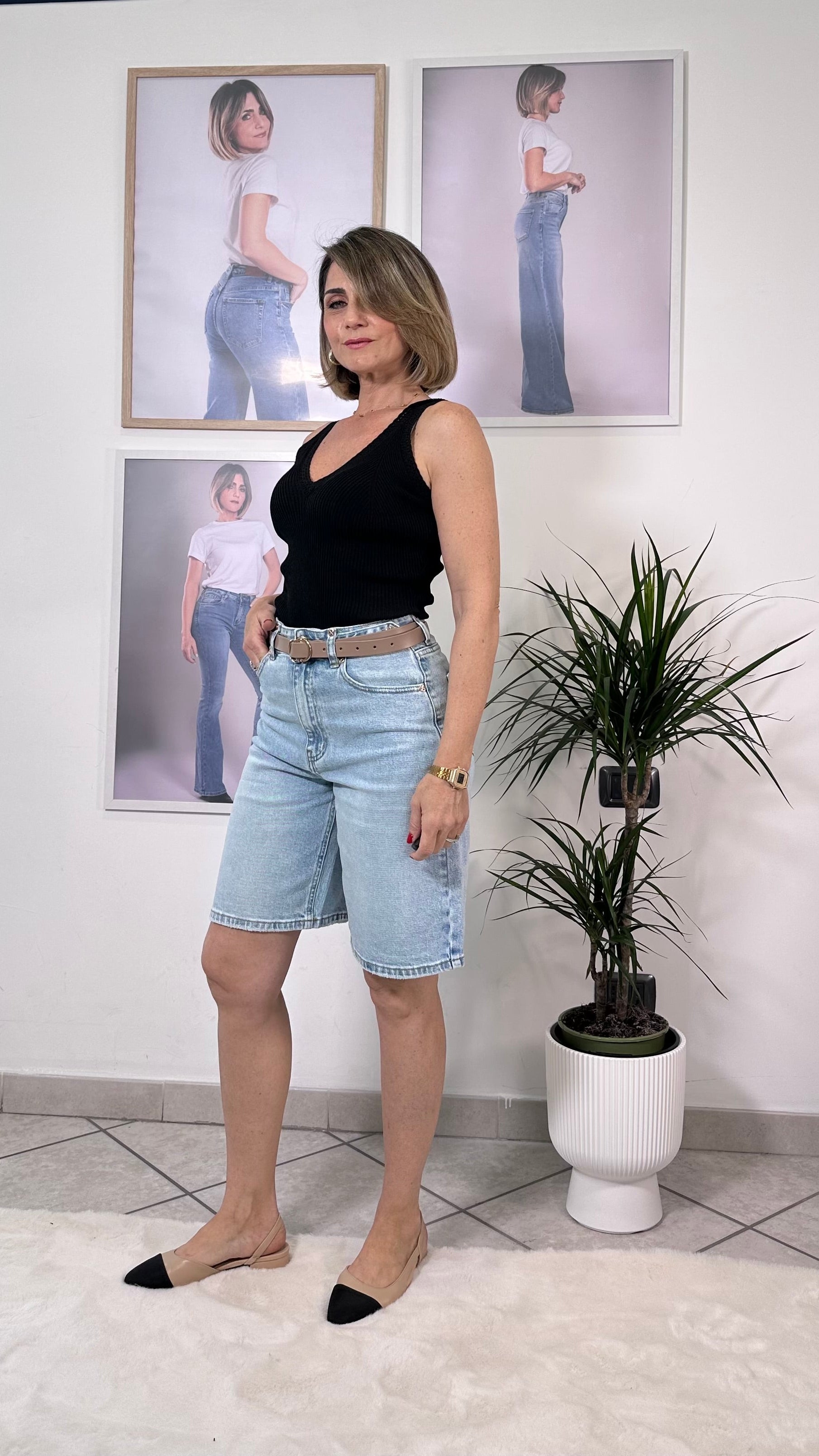 Bermuda Denim Chic Sky