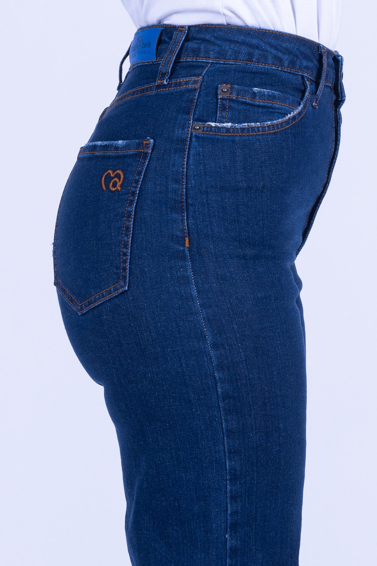 JEANS PALAZZO VITA ALTA STRETCH PUSH UP COUTURE