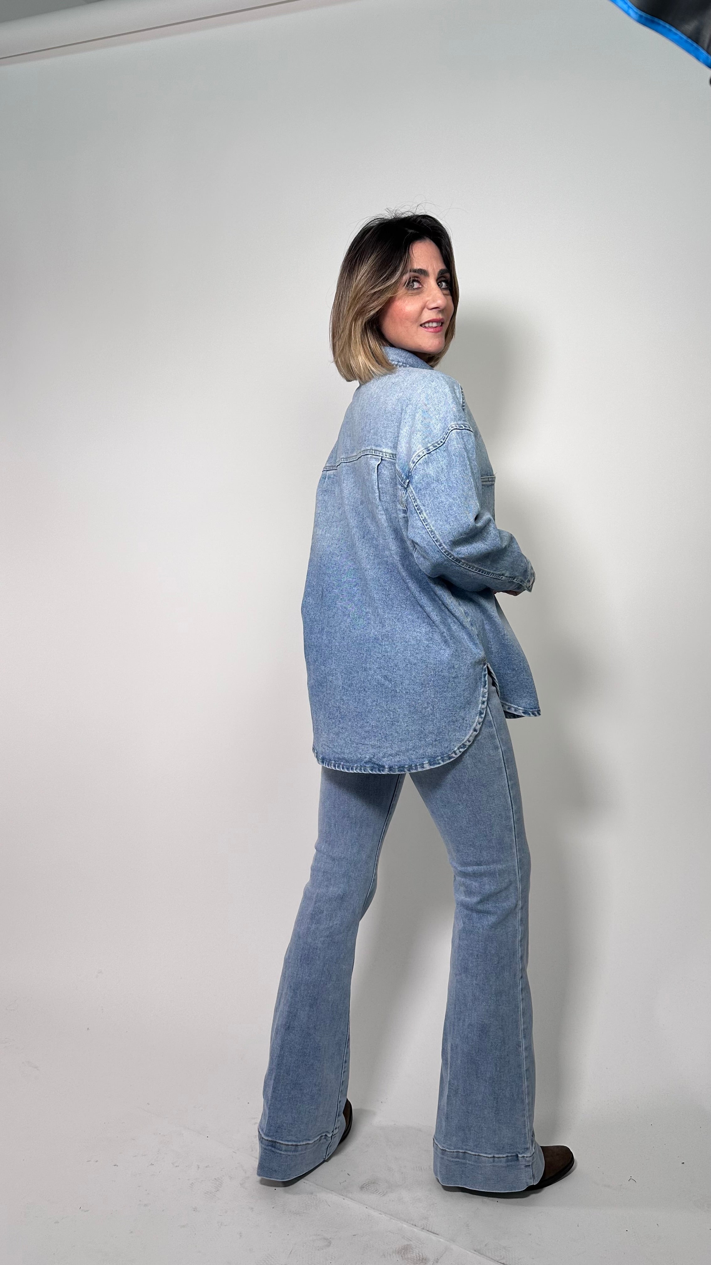 Camicia Denim Over Easy Chic