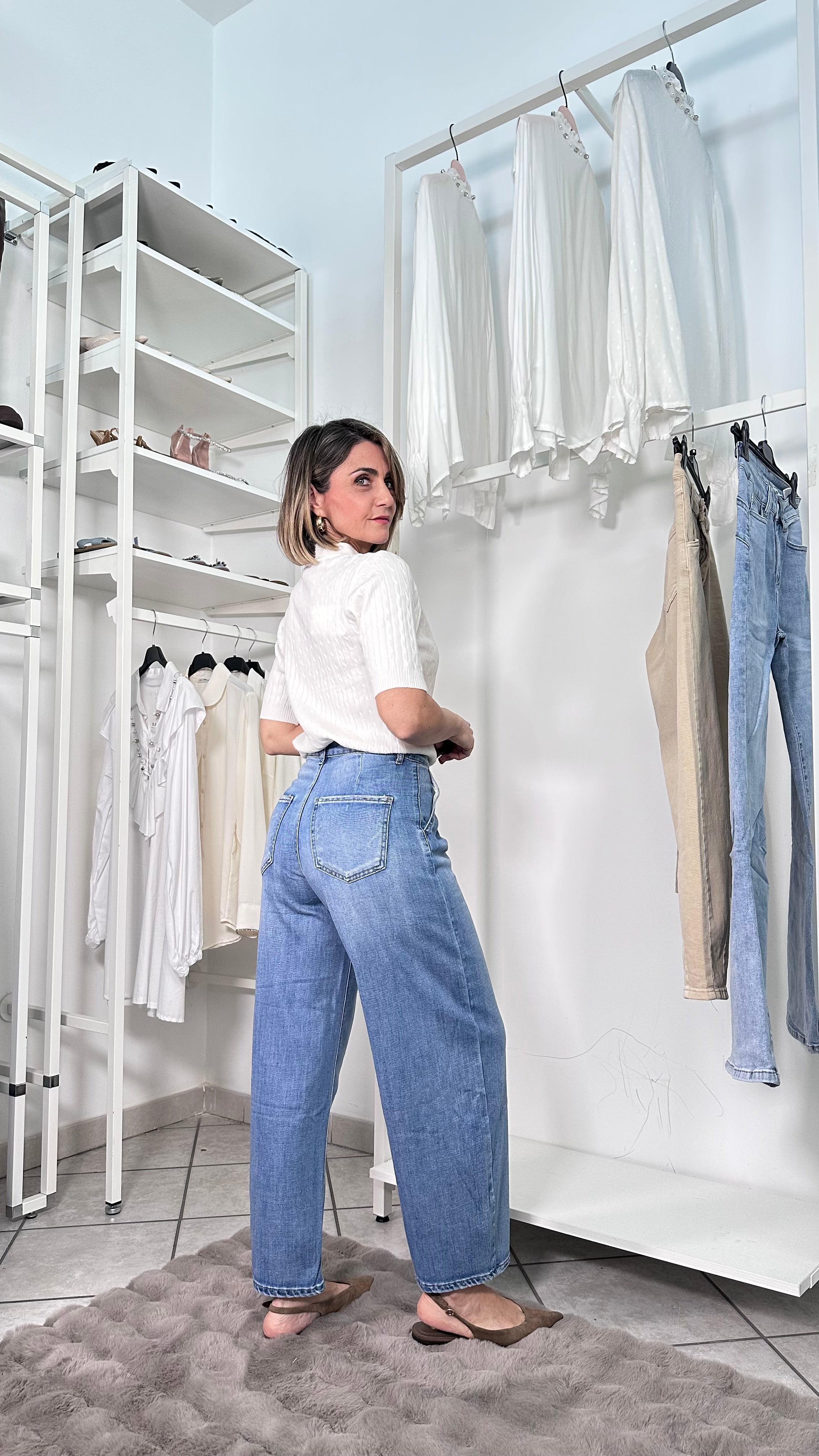 Jeans Wide chic denim