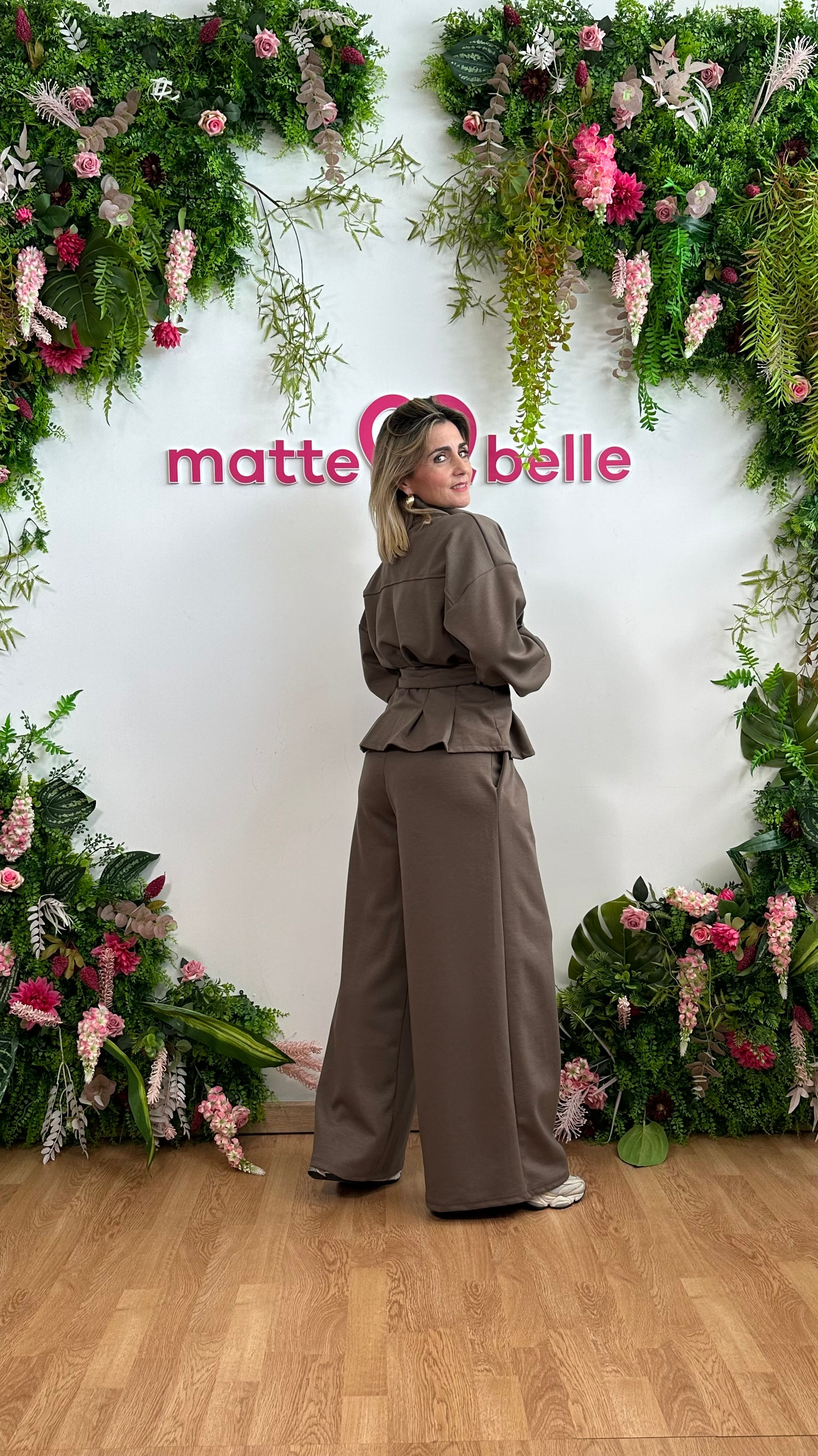 Coordinato Minimal Marrone