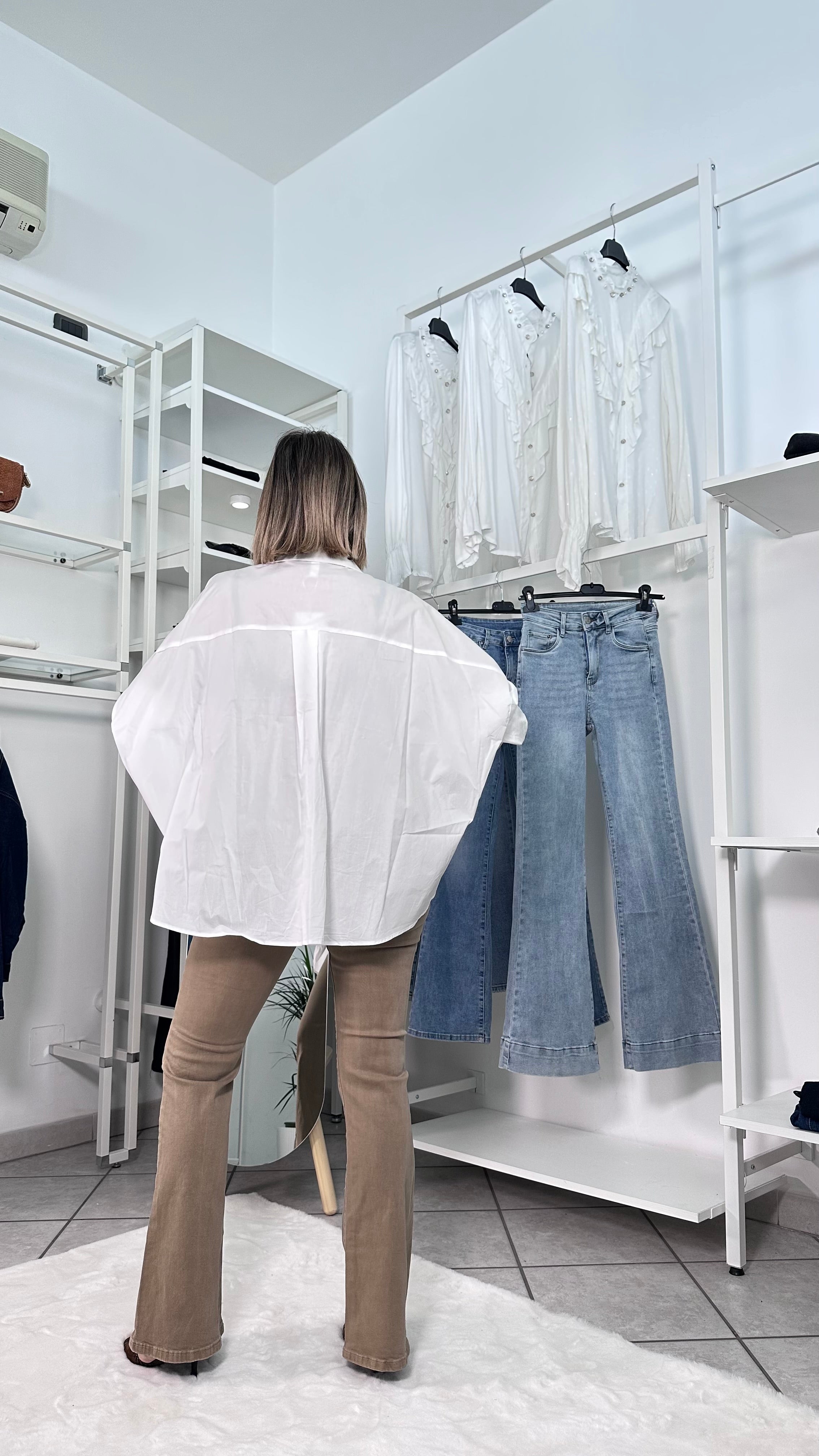 Camicia Volume Chic Bianca