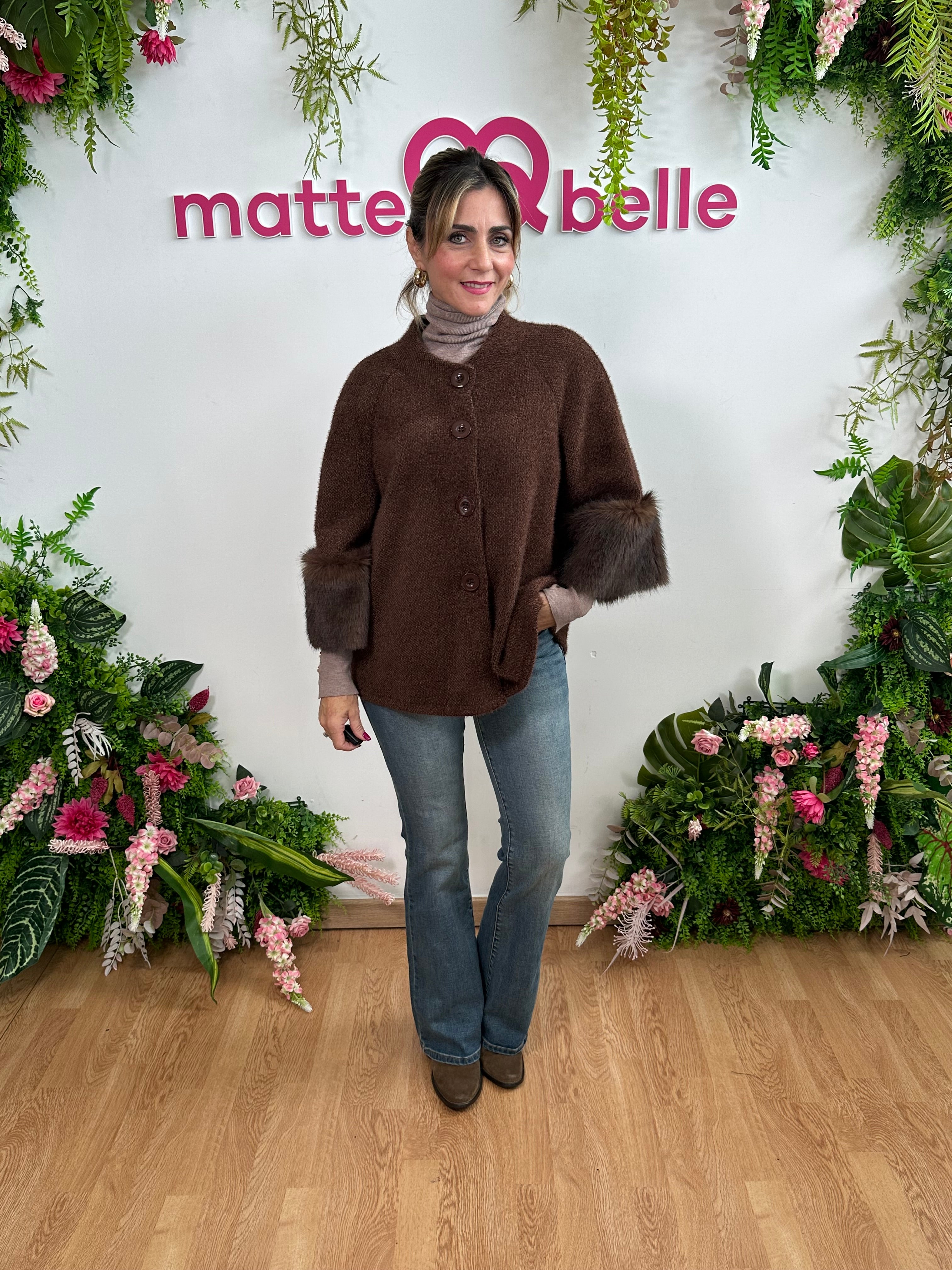 Cappottino  cinigliato marrone