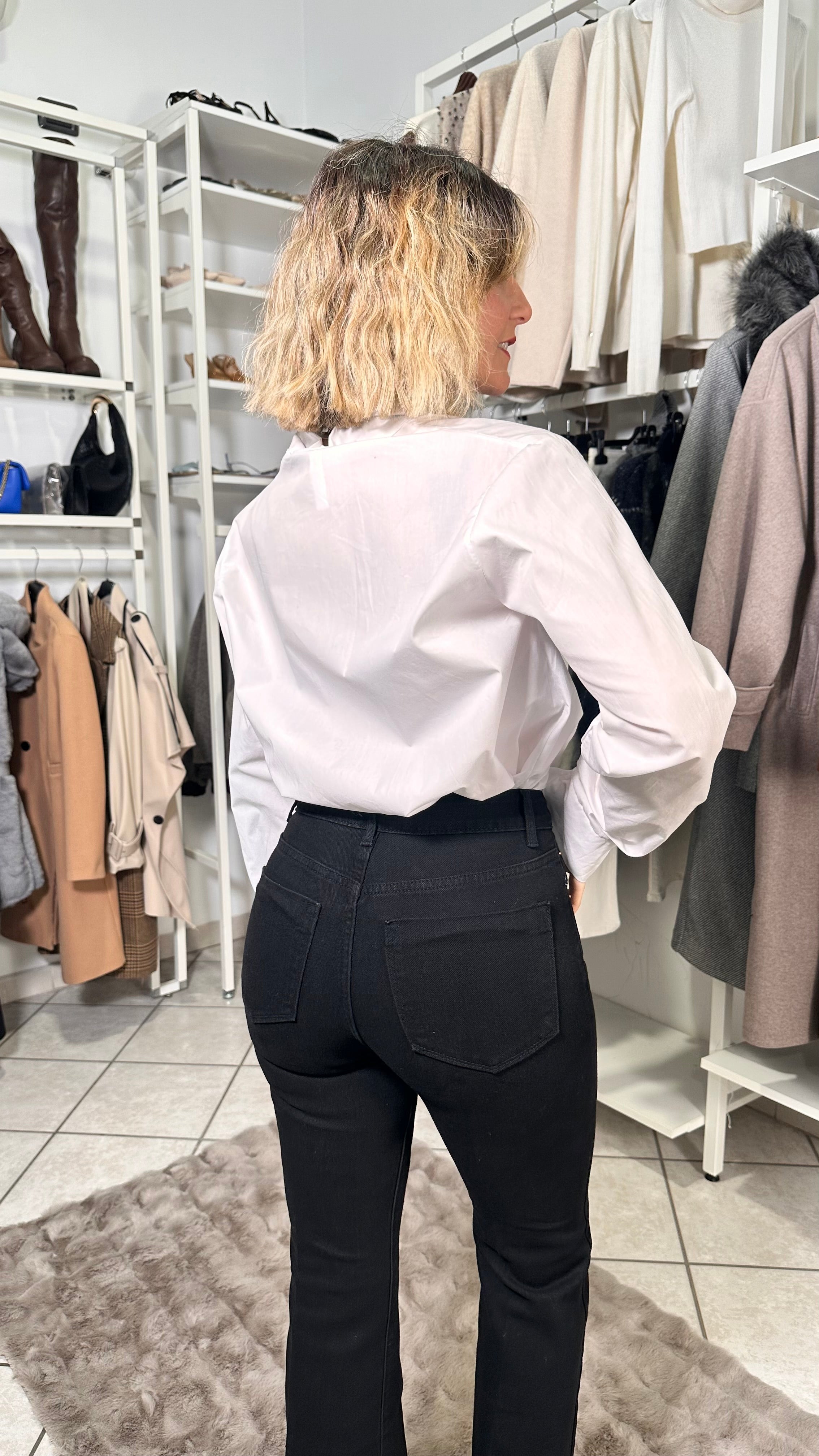 Jeans zampa -5kg Angel Nero