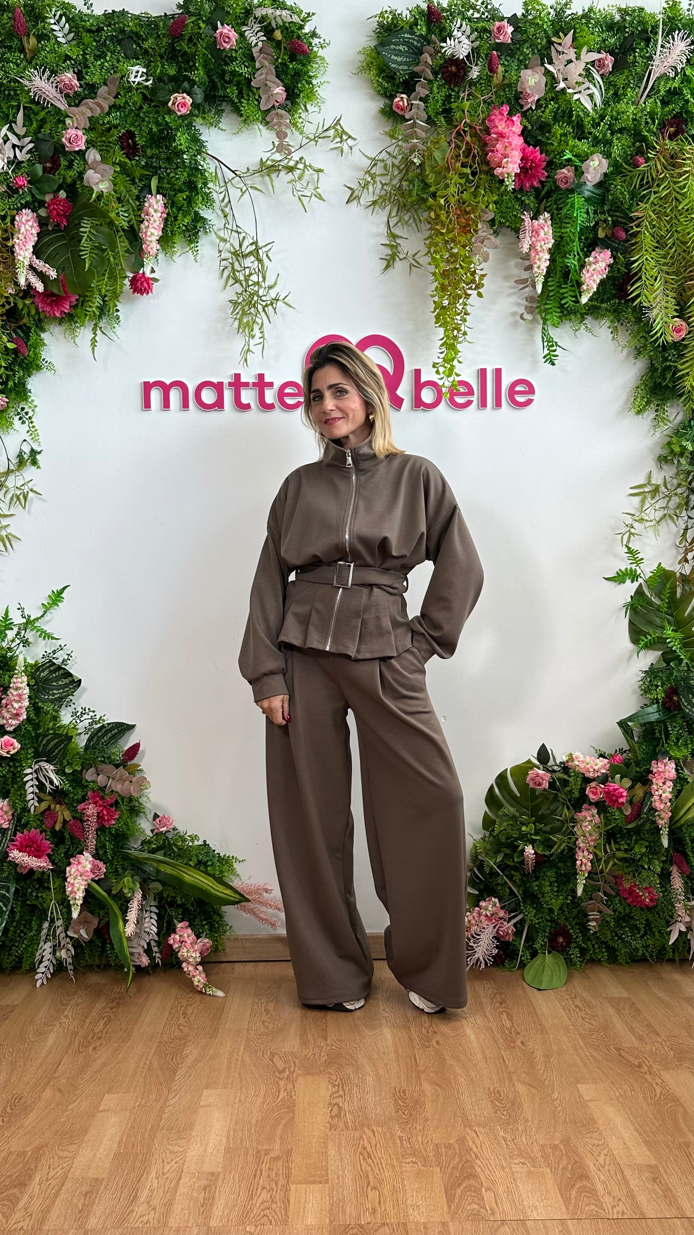 Coordinato Minimal Marrone