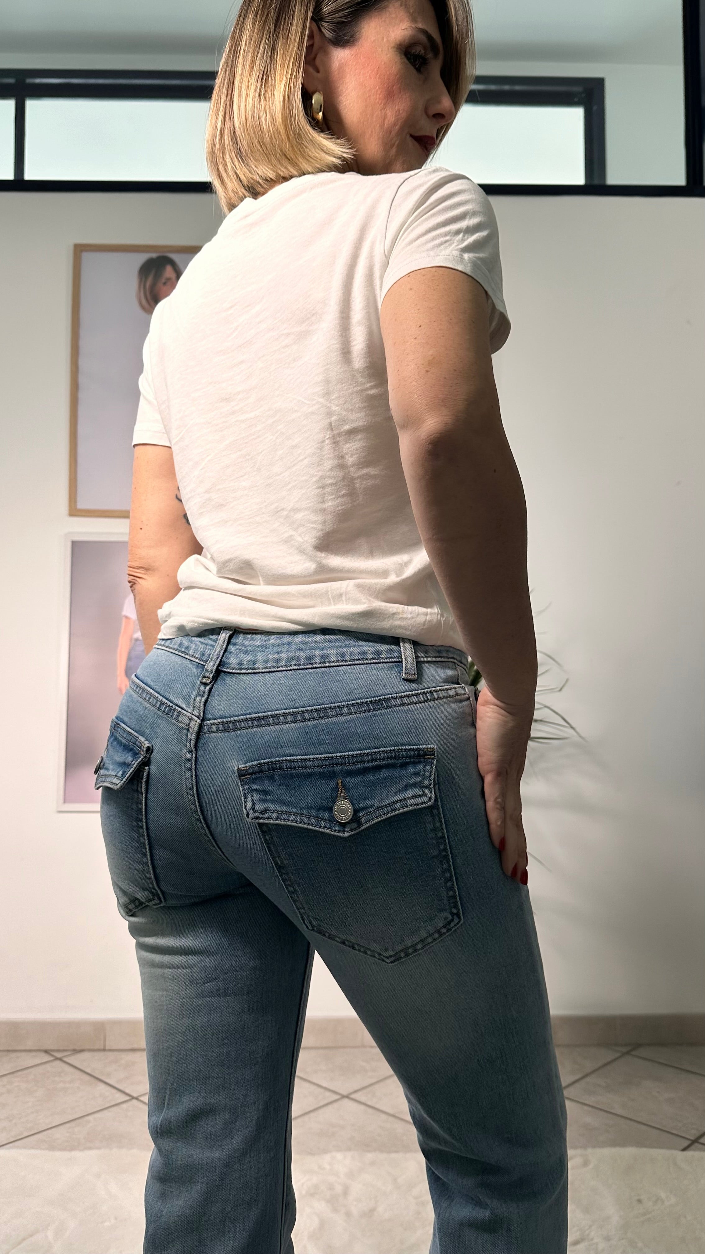 Jeans Flare Light Blue