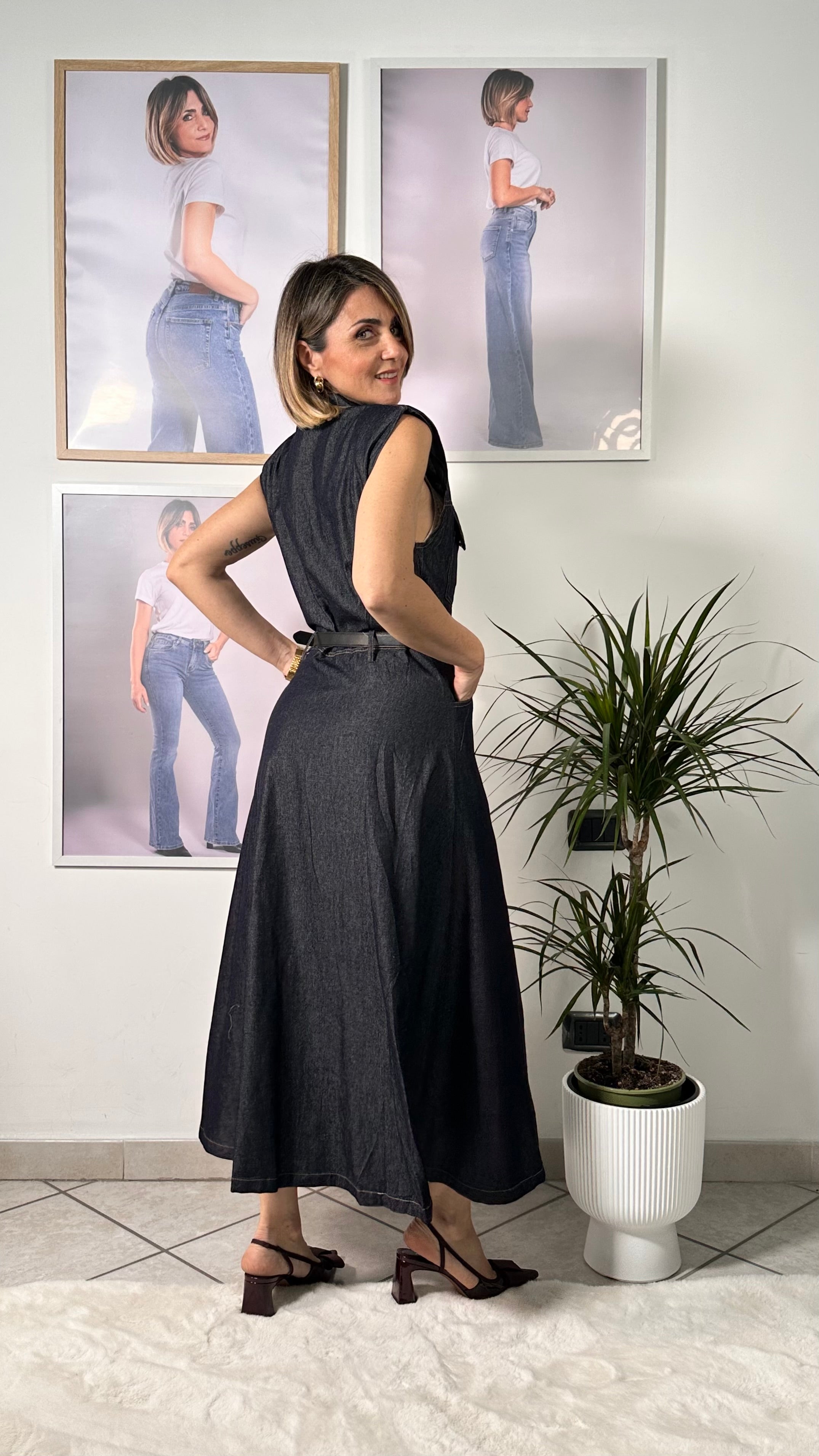 Abito Denim Paris Shape