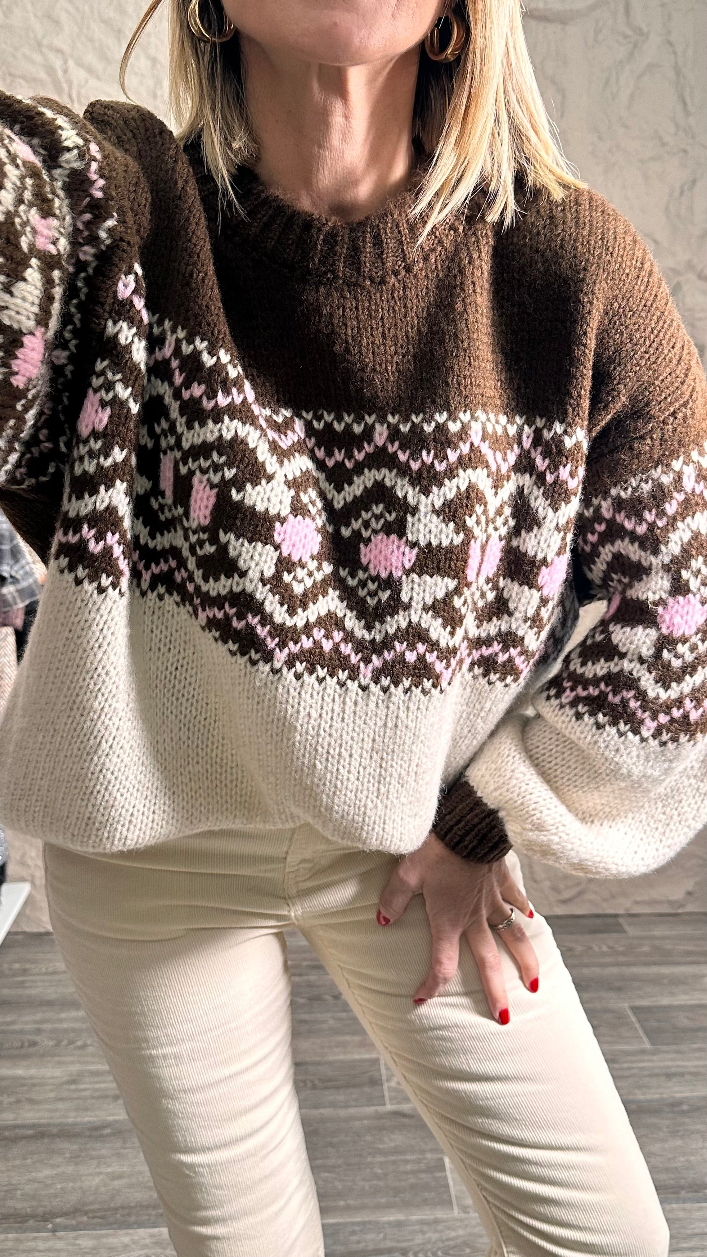 Maglione Artic Marrone