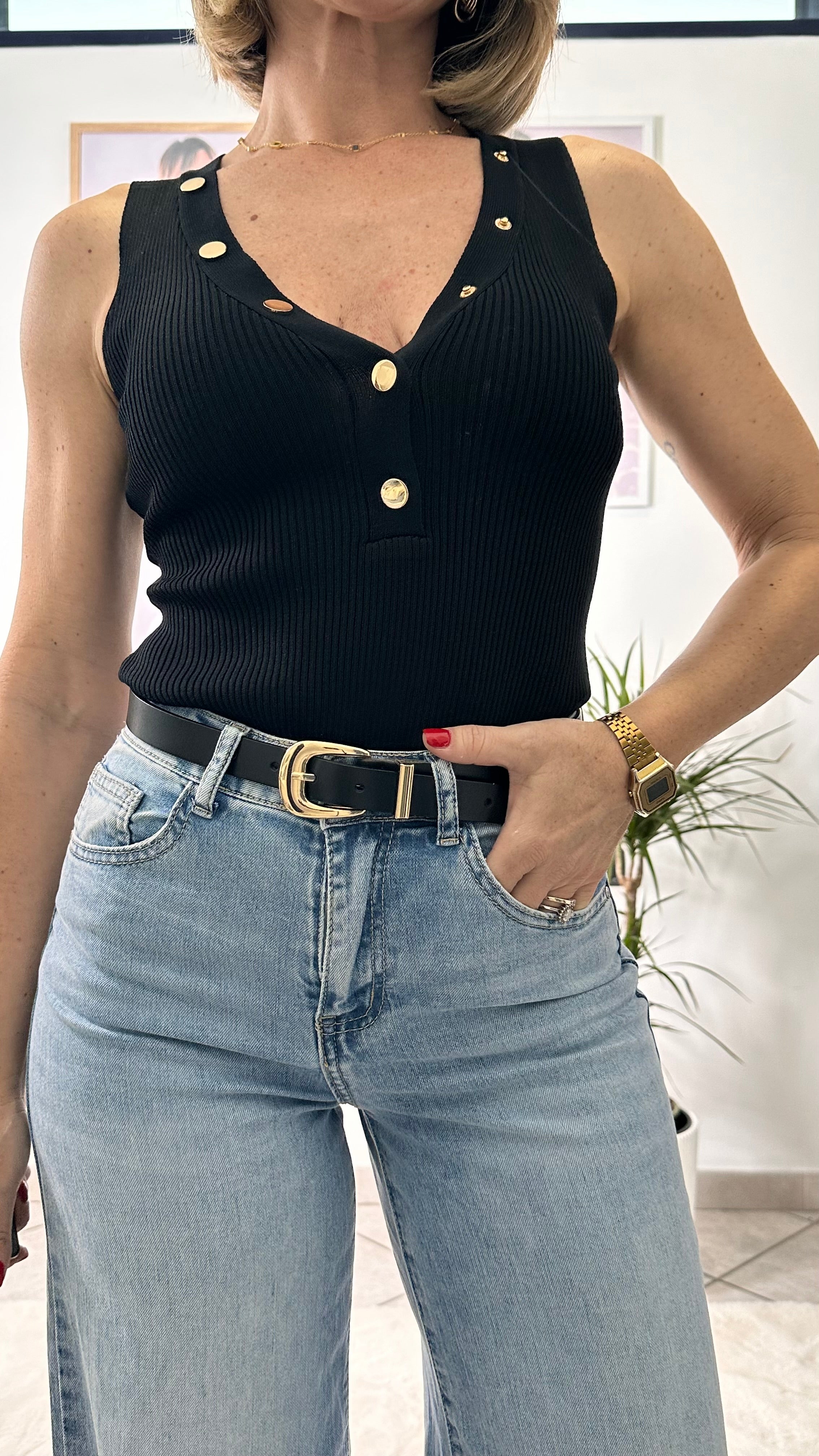 Jeans Wide Leg Summer Glow