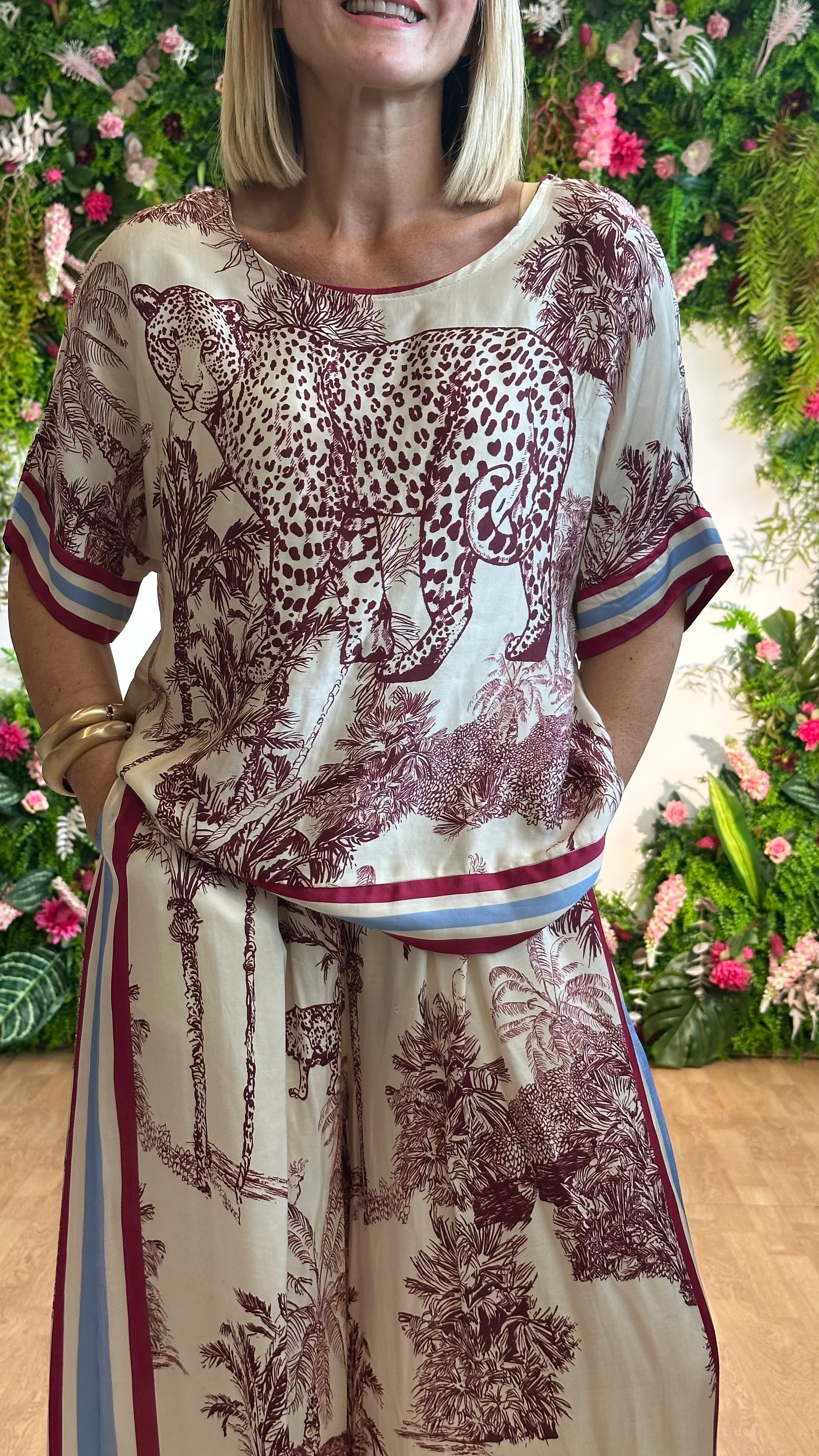 Coordinato Nami bordeaux
