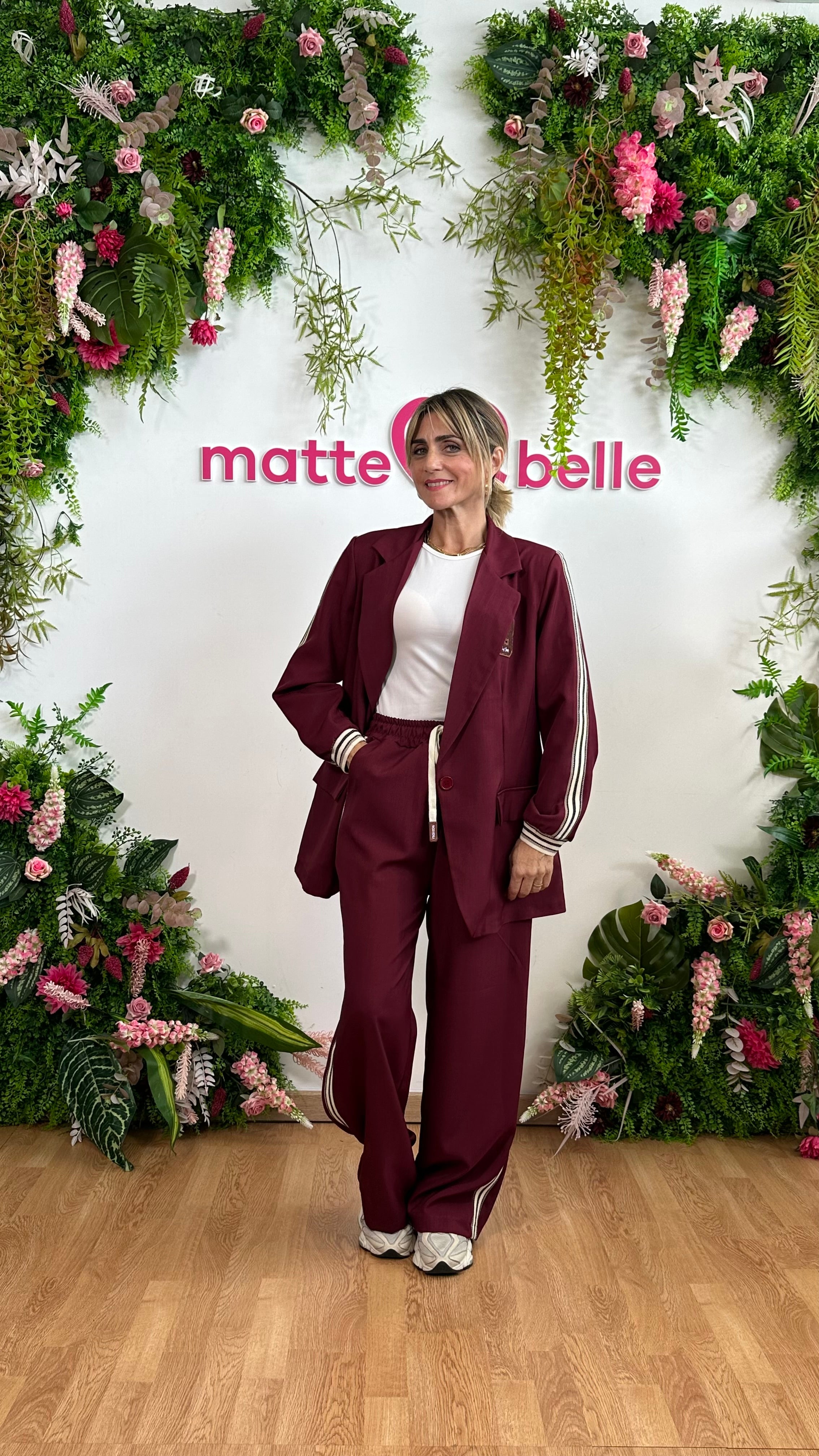 Coordinato Comfy Chic bordeaux