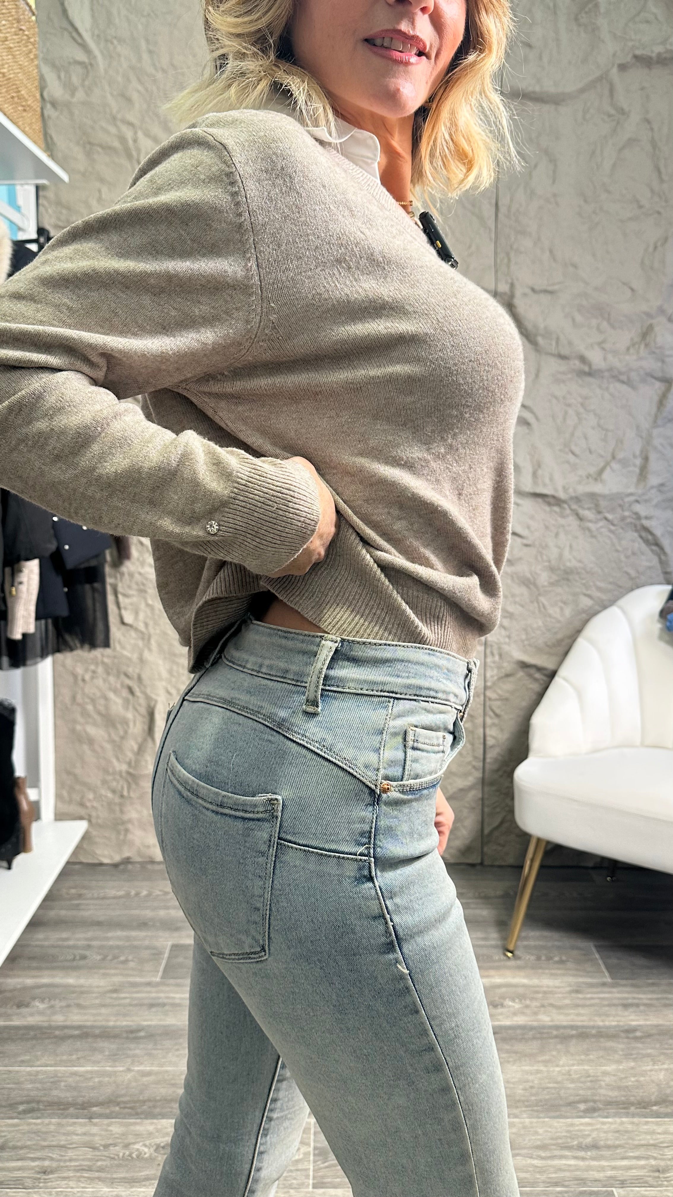 Jeans zampa -5Kg sabbiato