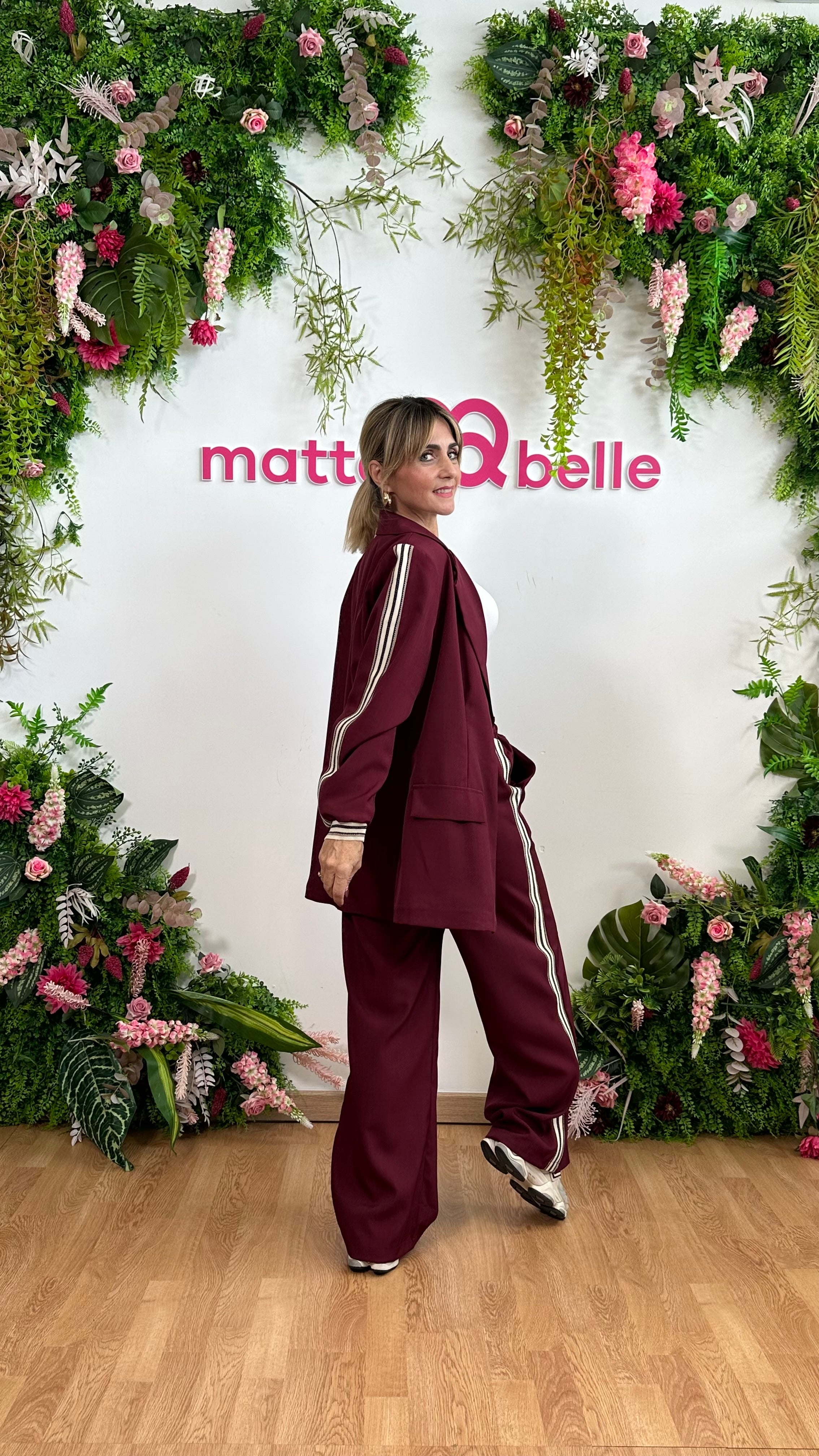 Coordinato Comfy Chic bordeaux